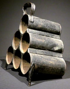 Very Rare Signed 19th Century Wine Bottle Carrier / Caddy, Irish Circa 1840