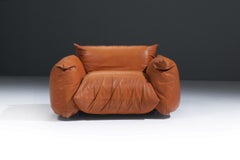 Very rare, signed and original Marenco Lounge Chair by Mario Marenco for Arflex.
