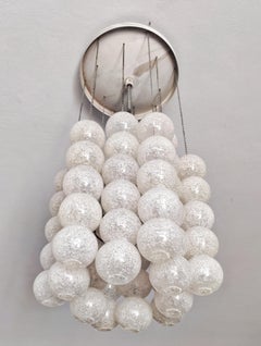 Space Age Minimalist Pendant Light, Model Bubble by Napako Czechoslovakia, 1970s