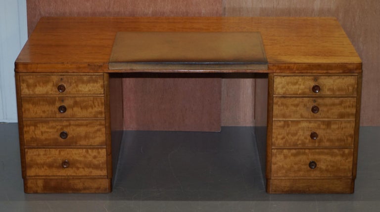 Mid-Century Modern Very Rare Stamped Waring & Gillow 1960 U.K.A.E.A UK Atomic Energy Authority Desk For Sale