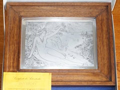 Très rare photo gravée Jean Pierre Vally avec certificat