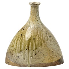 Seltene Vase oder Skulptur aus Steingut von Robert Deblander, um 1970