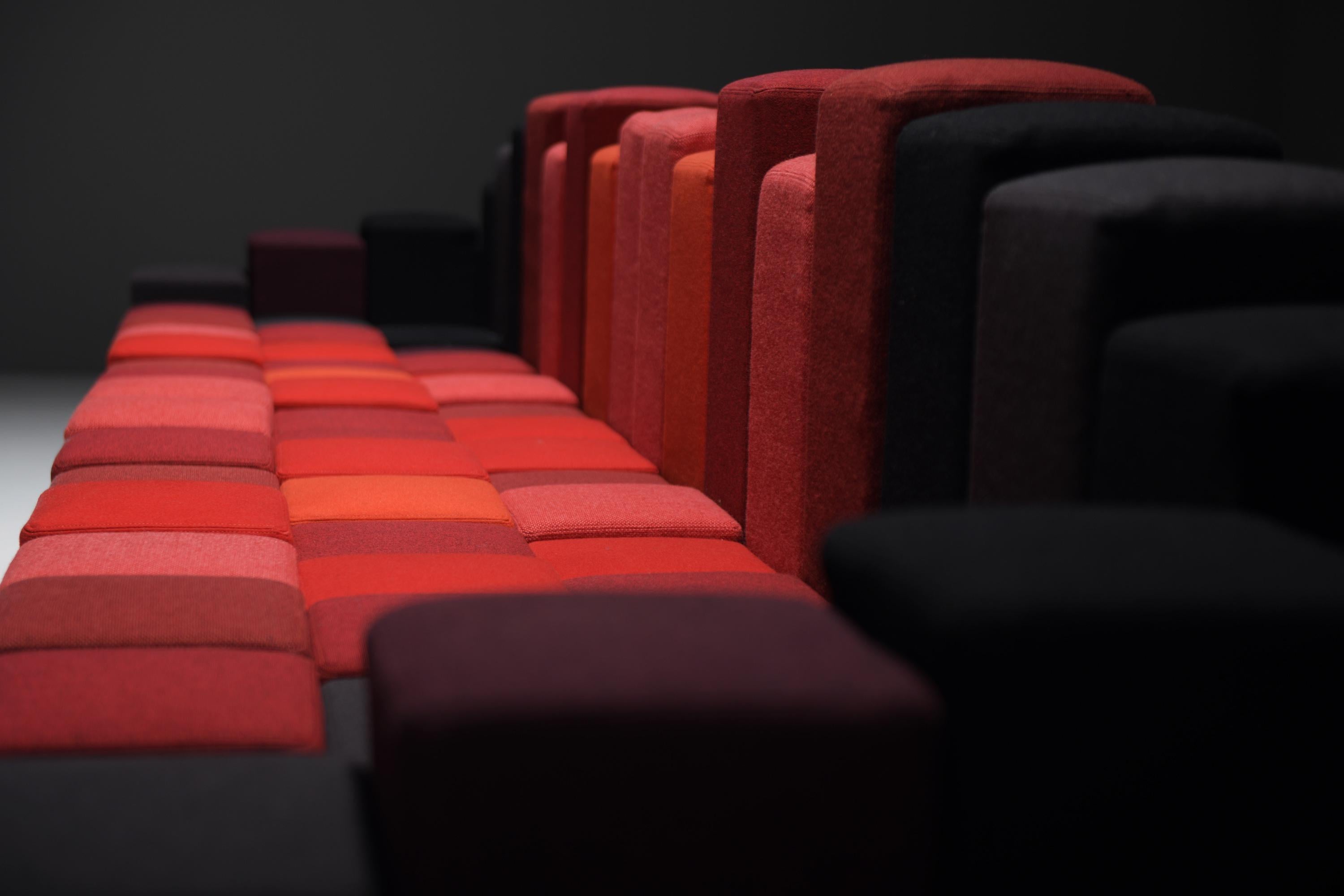 Rarissimo, splendido e coloratissimo Divano italiano Do-Lo-Rez di Ron Arad per Moroso in vendita 4