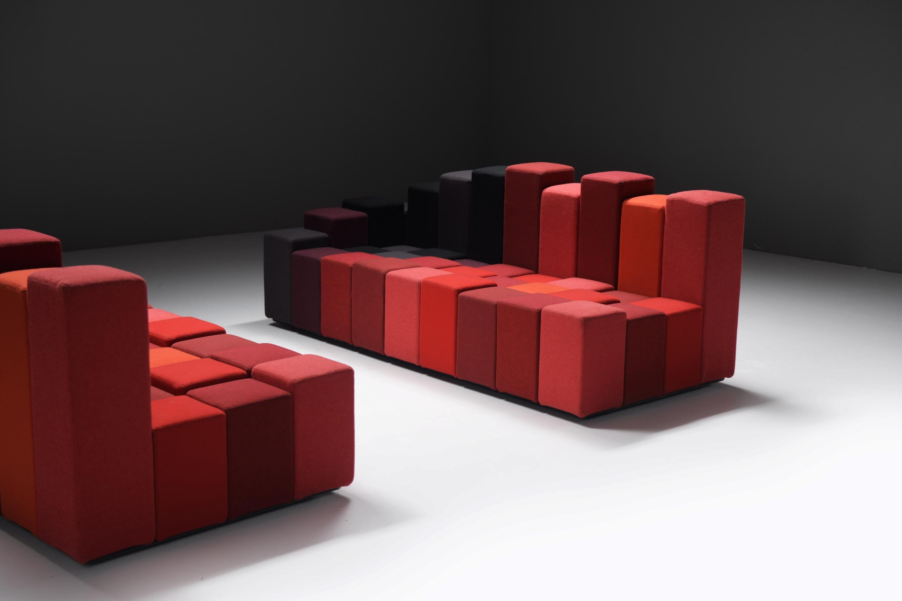 Rarissimo, splendido e coloratissimo Divano italiano Do-Lo-Rez di Ron Arad per Moroso in vendita 6