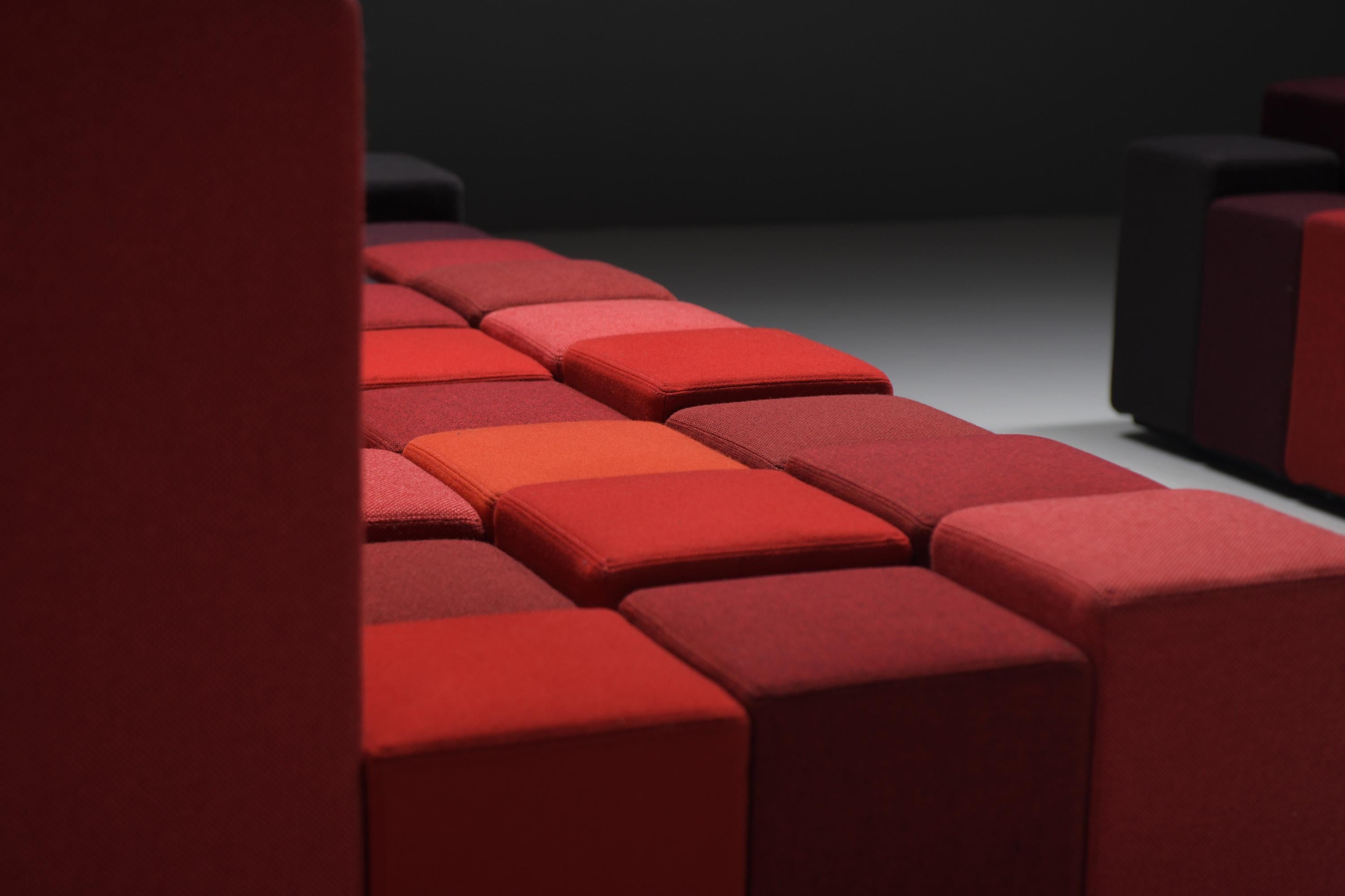 Rarissimo, splendido e coloratissimo Divano italiano Do-Lo-Rez di Ron Arad per Moroso in vendita 7