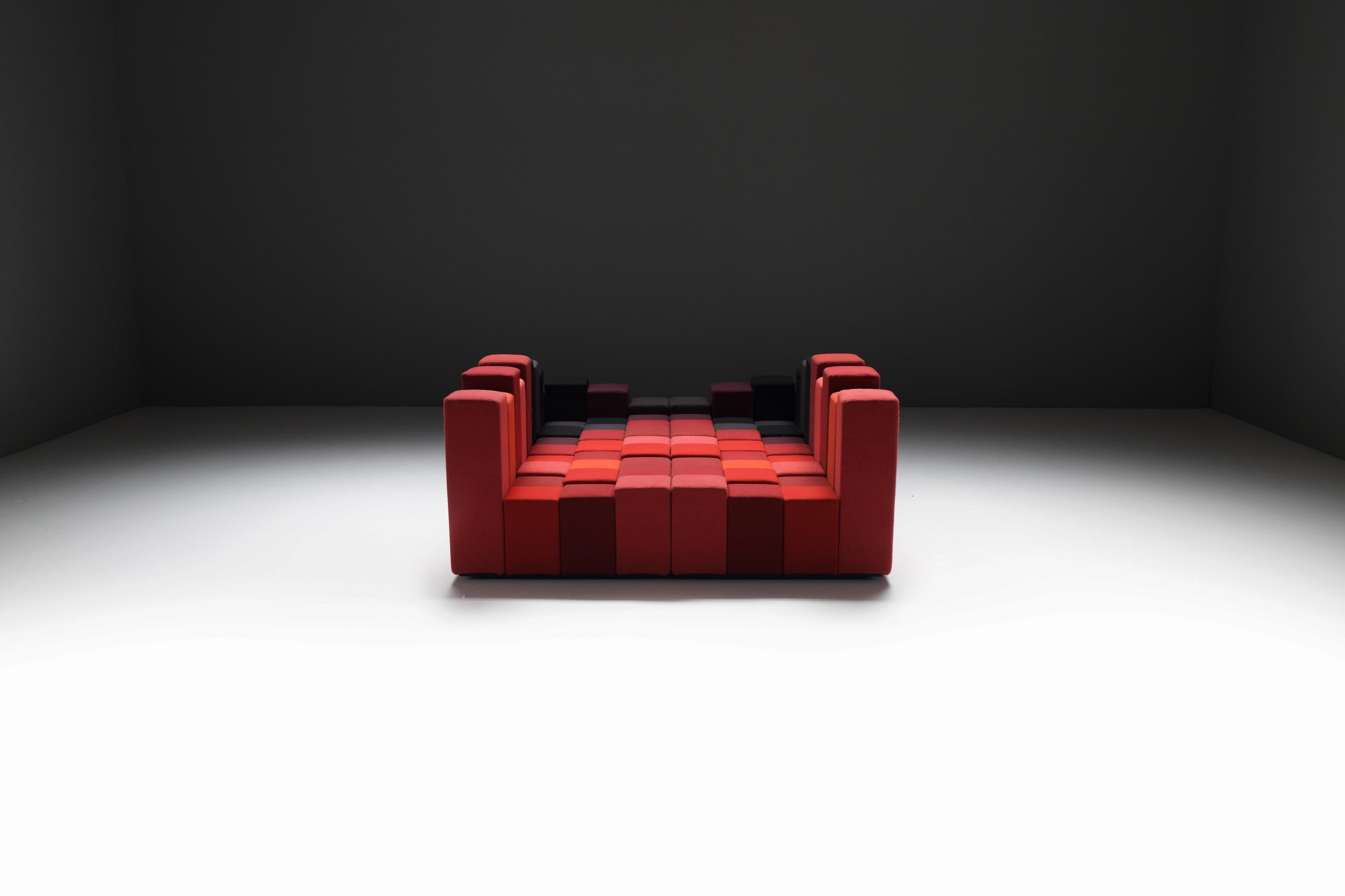 Rarissimo, splendido e coloratissimo Divano italiano Do-Lo-Rez di Ron Arad per Moroso in vendita 10