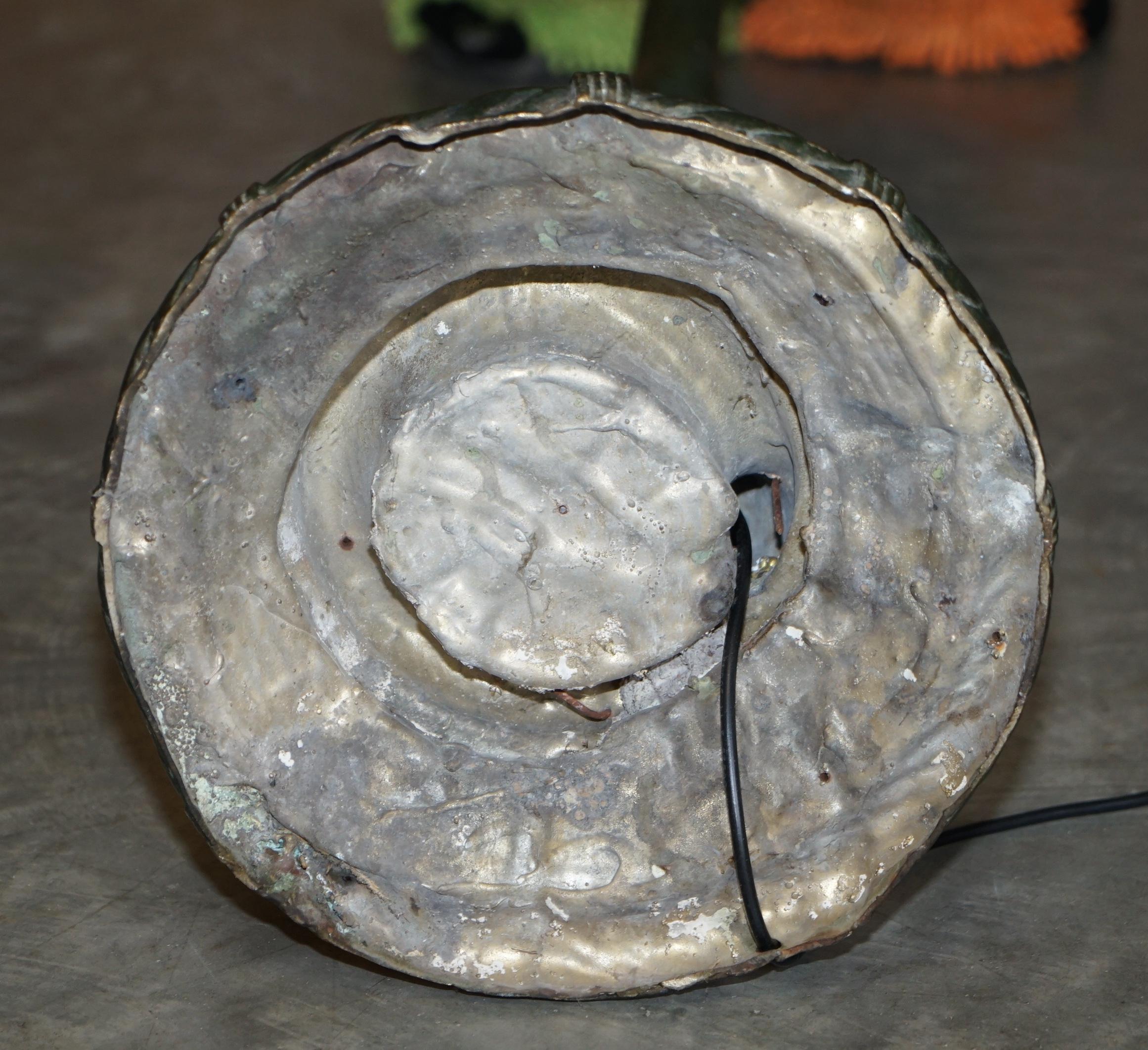 Sehr seltene, sehr seltene, atemberaubende Stehleuchte aus Bronze mit Schlangenmotiv nach Edgar Brandt im Angebot 8