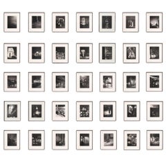 Très rare suite de 35 héliogravures à l'épreuve de Brassaï Paris de Nuit