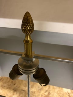 Very Rare Sunflower Table Lamp by Maison Charles