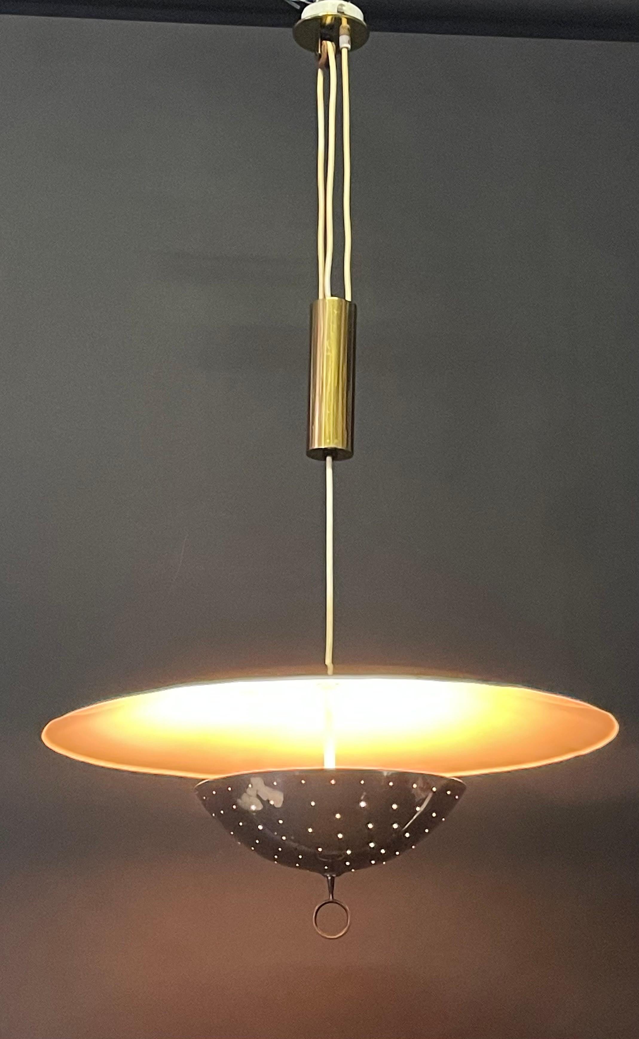 Very Rare Suspension Lamp by Gino Sarfatti for Arteluce, Italy, circa 1950s For Sale 5