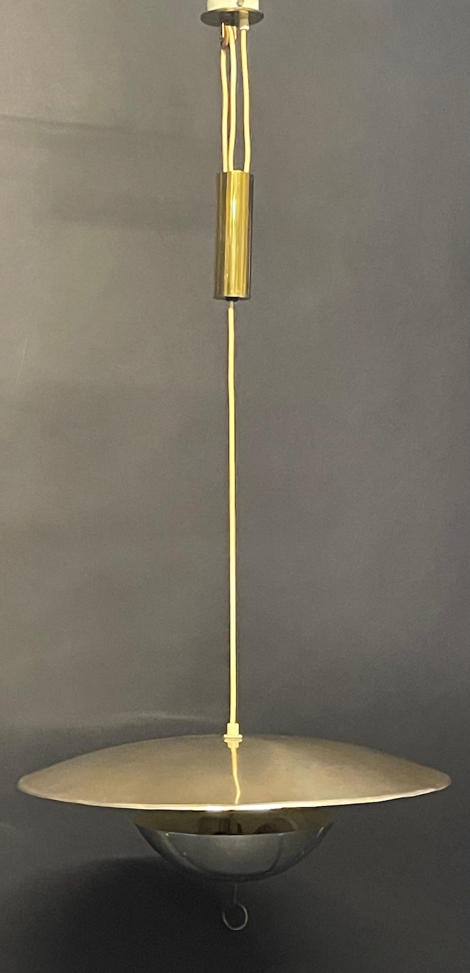 Very Rare Suspension Lamp by Gino Sarfatti for Arteluce, Italy, circa 1950s For Sale 6