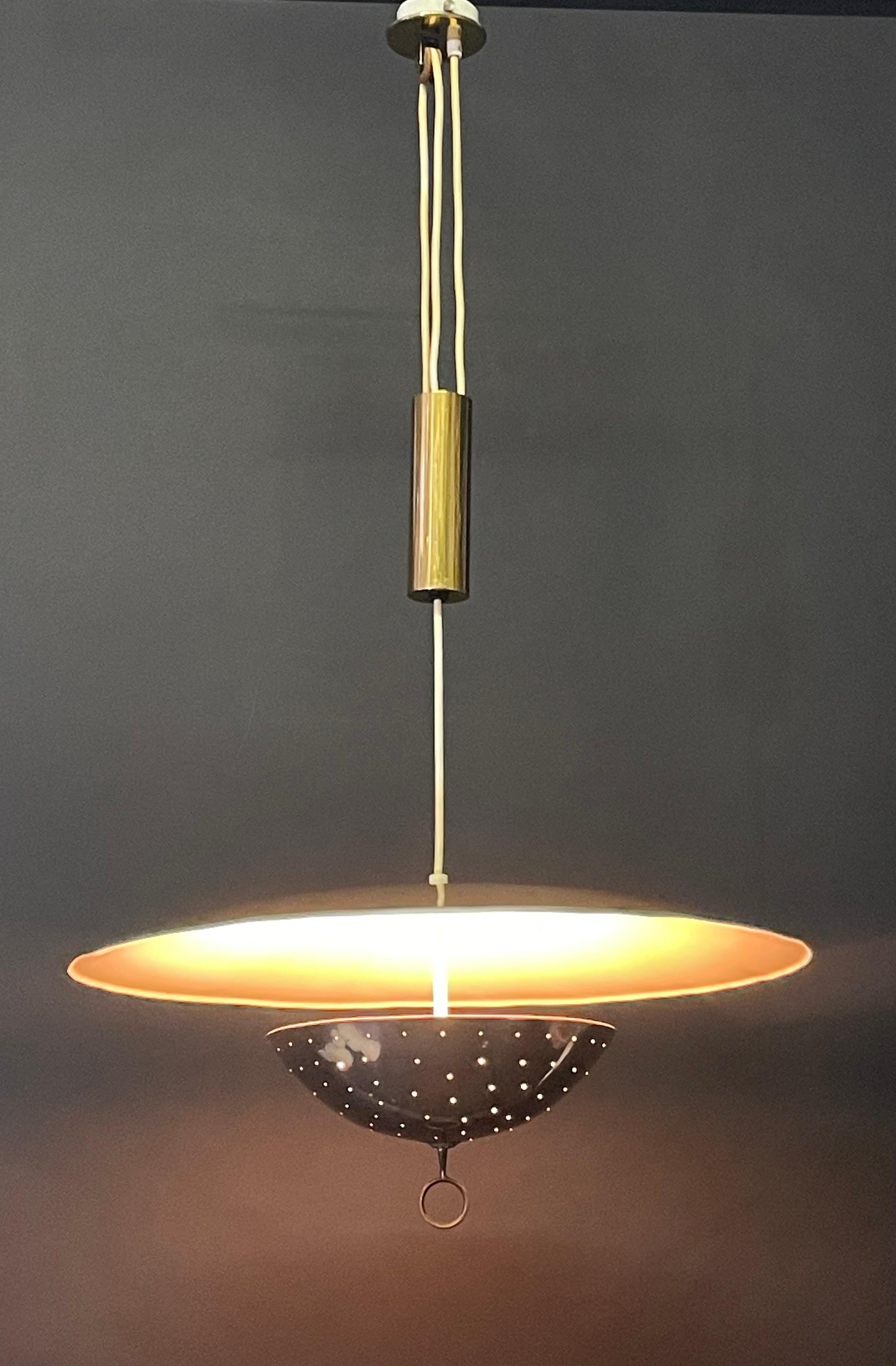 Very Rare Suspension Lamp by Gino Sarfatti for Arteluce, Italy, circa 1950s For Sale 9