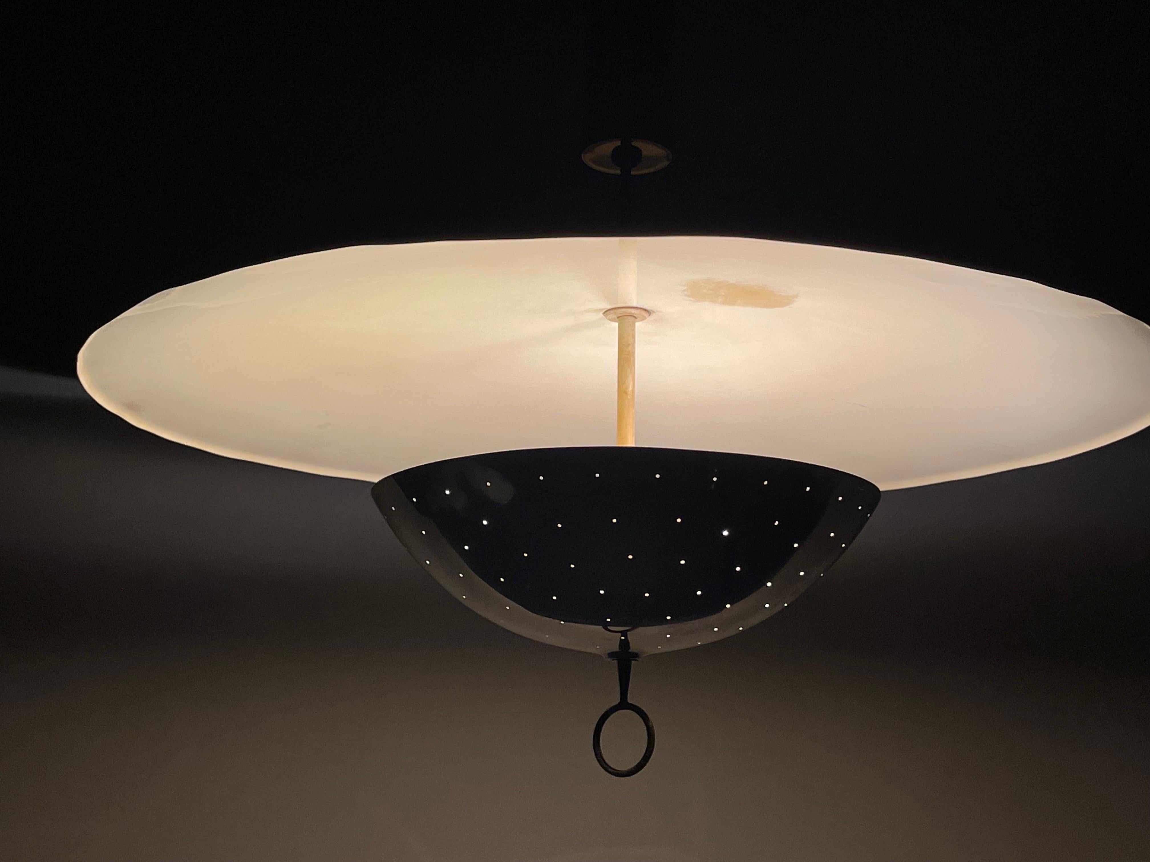 Mid-Century Modern Very Rare Suspension Lamp by Gino Sarfatti for Arteluce, Italy, circa 1950s For Sale