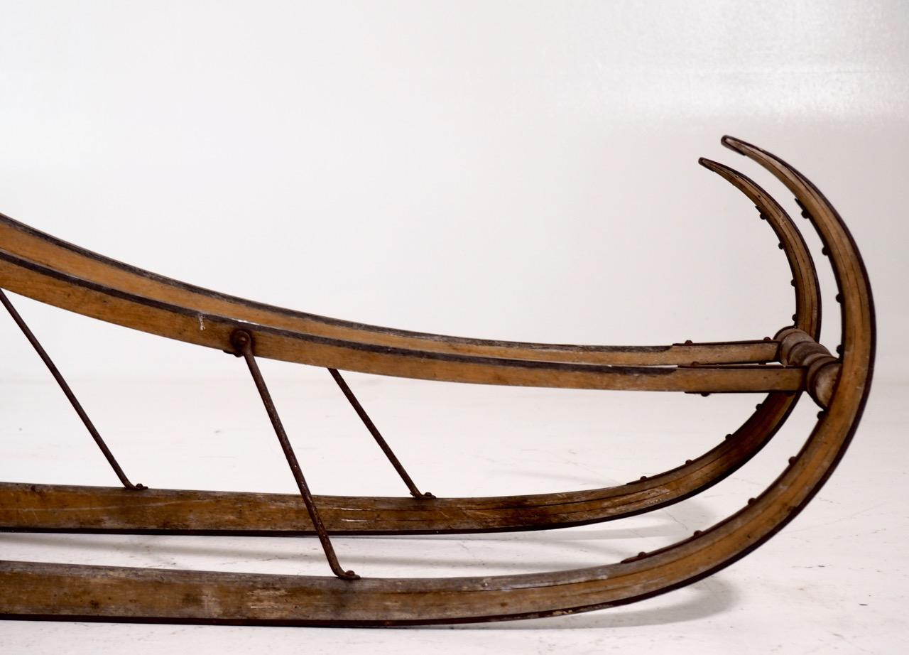 Very rare Swedish sled, early 19th century.