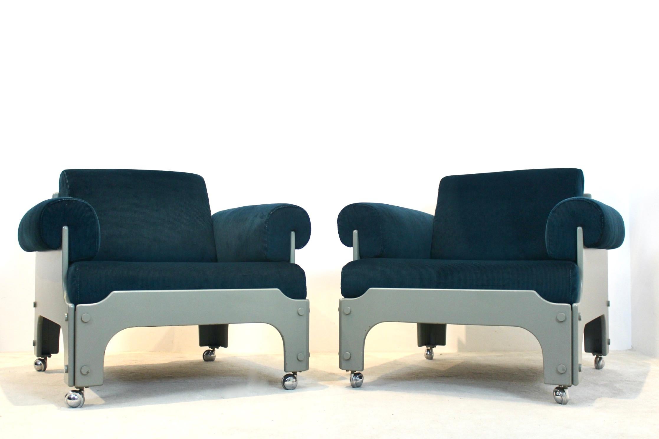 Very Rare SZ 85 Spectrum Easy Chairs by Jan Pieter Berghoef, 1968 For Sale 4