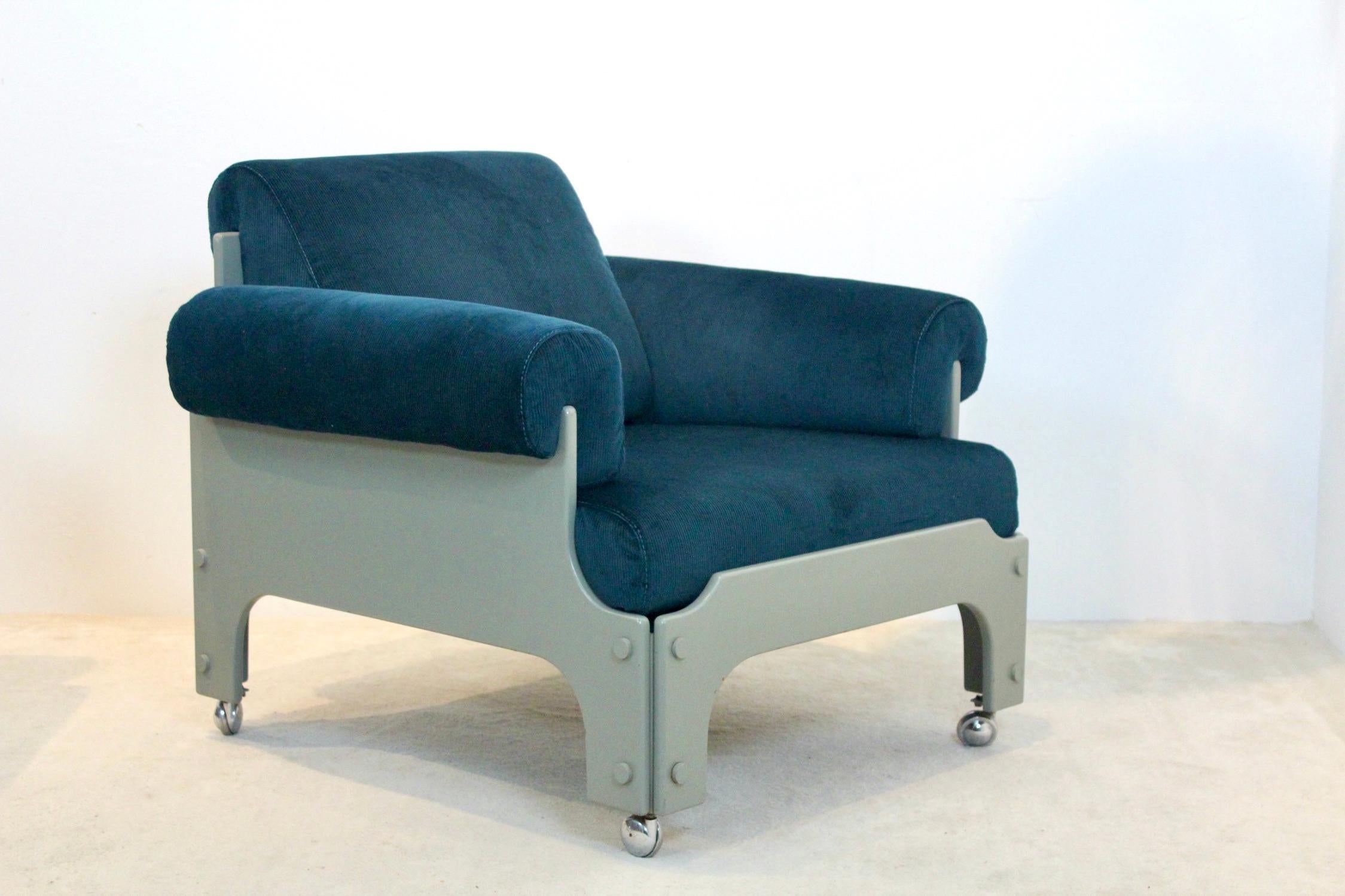 Mid-Century Modern Very Rare SZ 85 Spectrum Easy Chairs by Jan Pieter Berghoef, 1968 For Sale