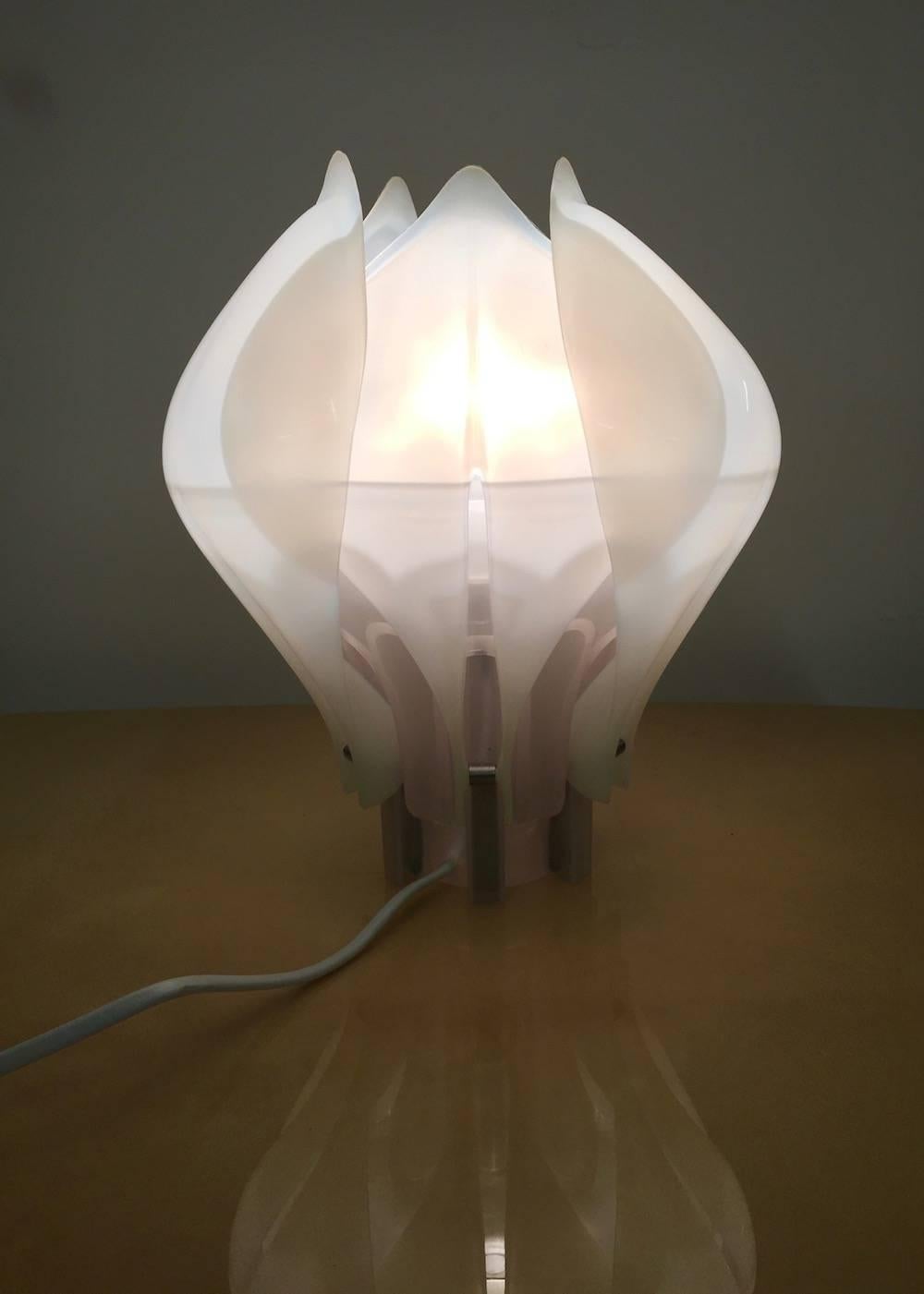 German Very Rare Table Lamp by Günter Ssymmank NOS For Sale