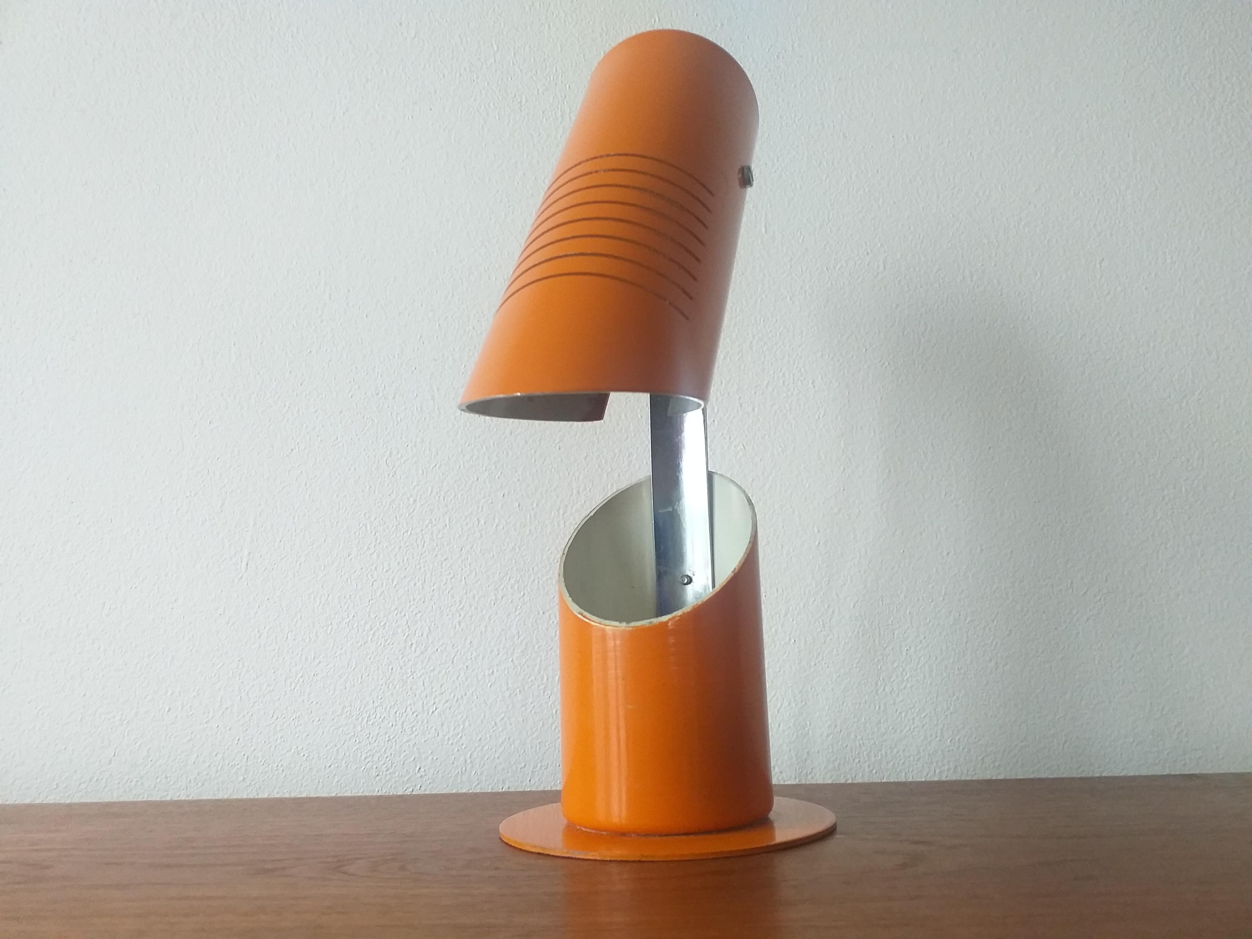 Czech Very Rare Midcentury Table Lamp Napako, Designed by Josef Hurka, 1960s