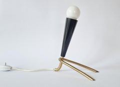 Very Rare Table Tripod Lamp in style Stilnovo, Italy, 1960s