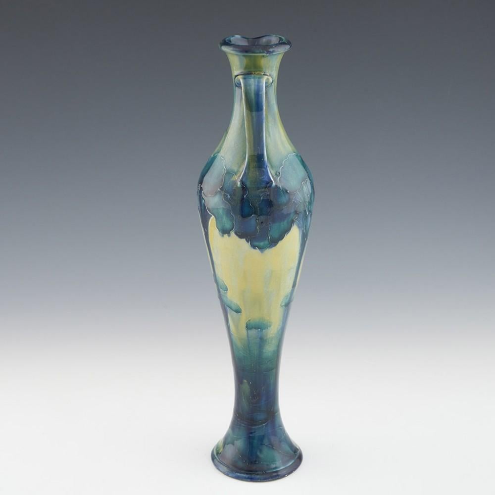 Very Rare Tall William Moorcroft Hazeldene Ewer, circa 1903

Additional Information:
Date: c.1903
Origin: Burslem, England
Bowl Features: Landscape pattern
Marks: W Moorcroft signature along with registered design number 397964
Size: H 31.3cm