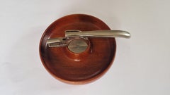Very Rare Teak and Chrome Table Nutcracker with bowl, Denmark, 1960s
