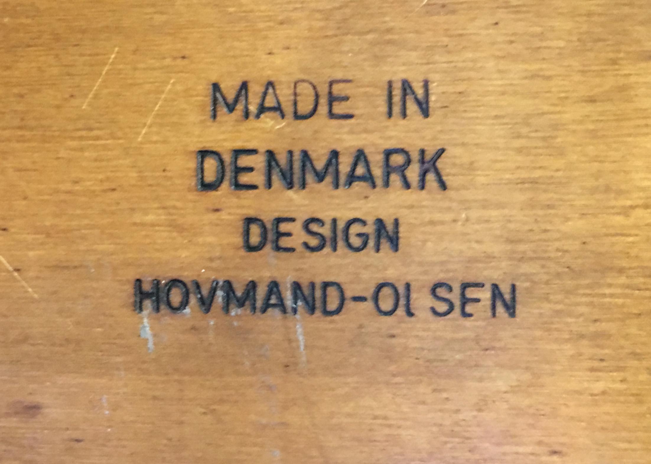Luckily this little gem is branded beneath the seat with the designers name, or we would not know what to list it as!
We have a vast library of books on Scandinavian design, as well as good researchers online, but we cannot find this exact chair