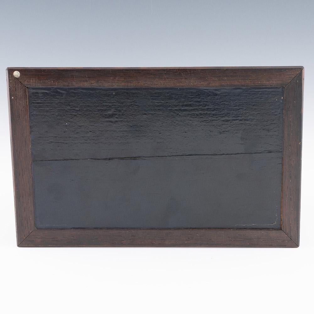 Rarísima caja de Tunbridge Ware con iglesia de Dover y faros en venta 2