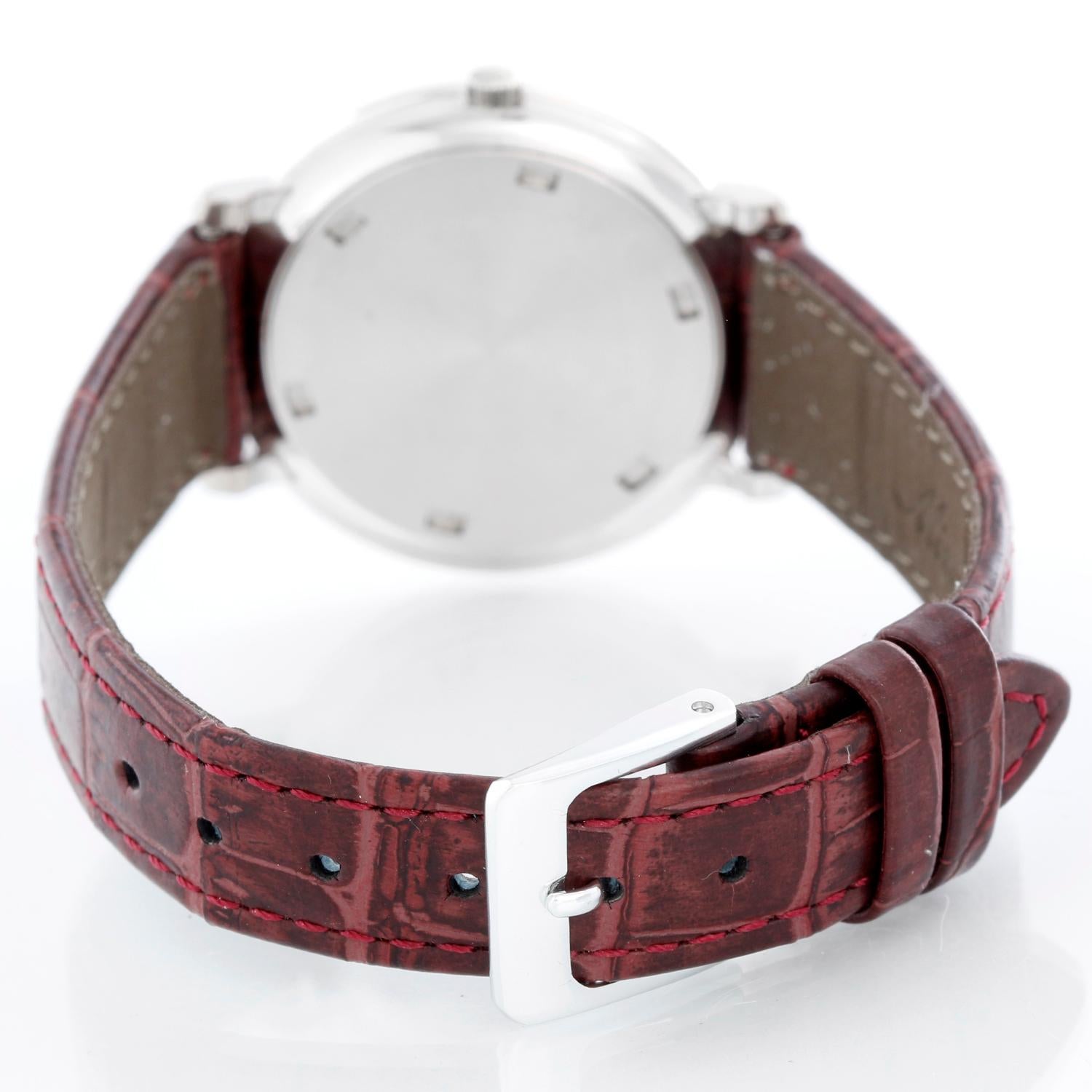 Very Rare Vacheron Constantin White Gold Watch Ref 6395 In Excellent Condition In Dallas, TX