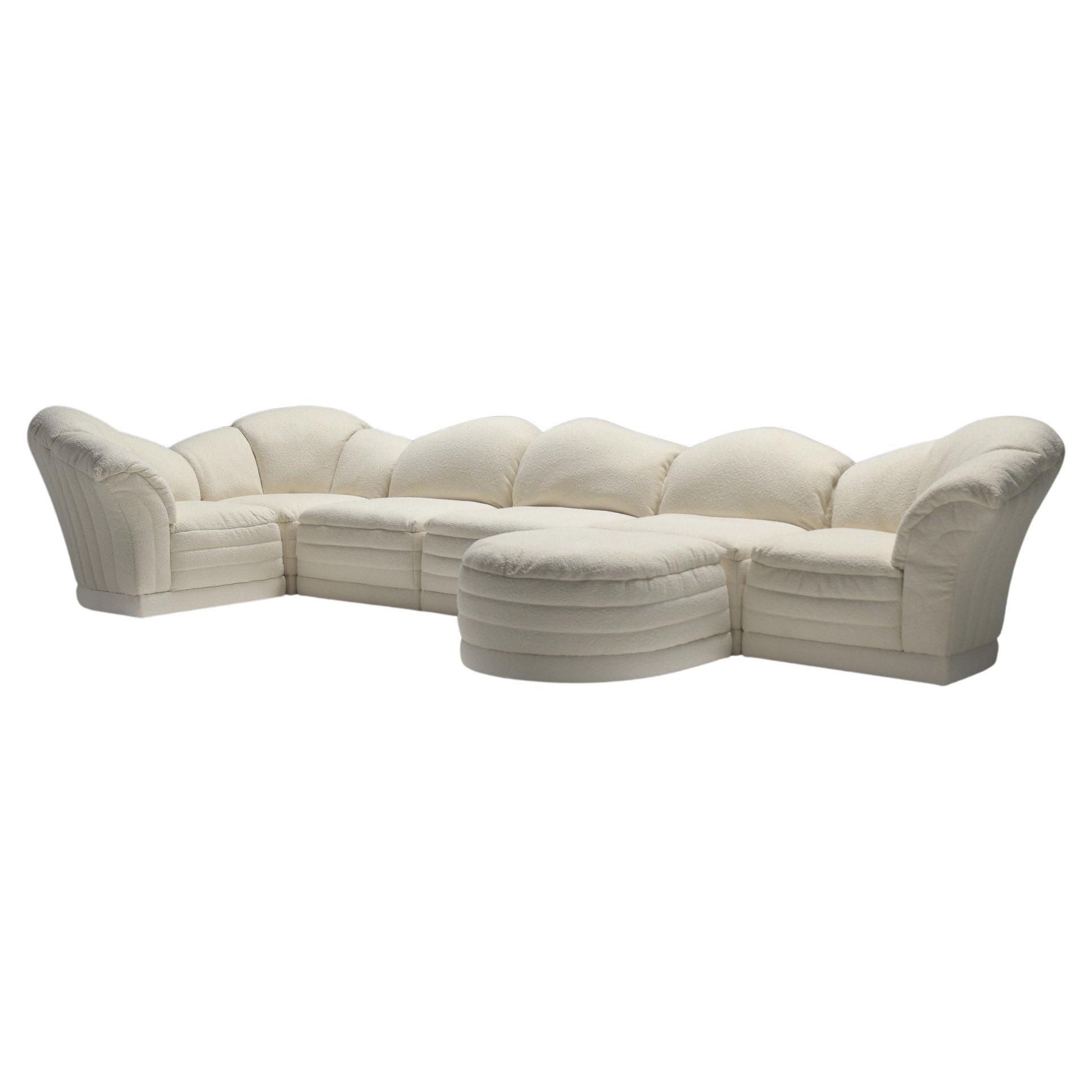 Very rare Vagues/Waves modular sofa by Hans Hopfer for Roche Bobois France For Sale