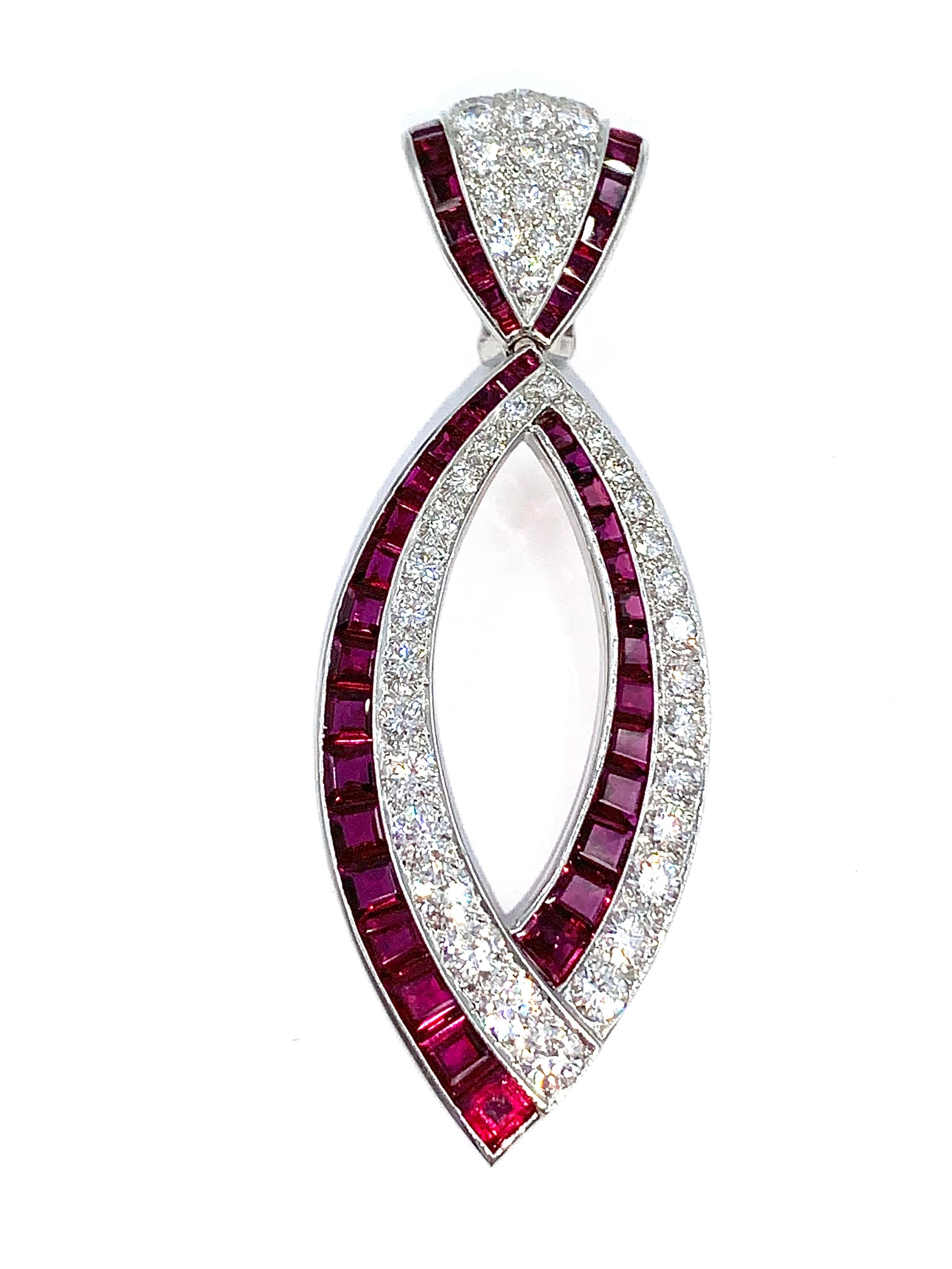 van cleef ruby earrings