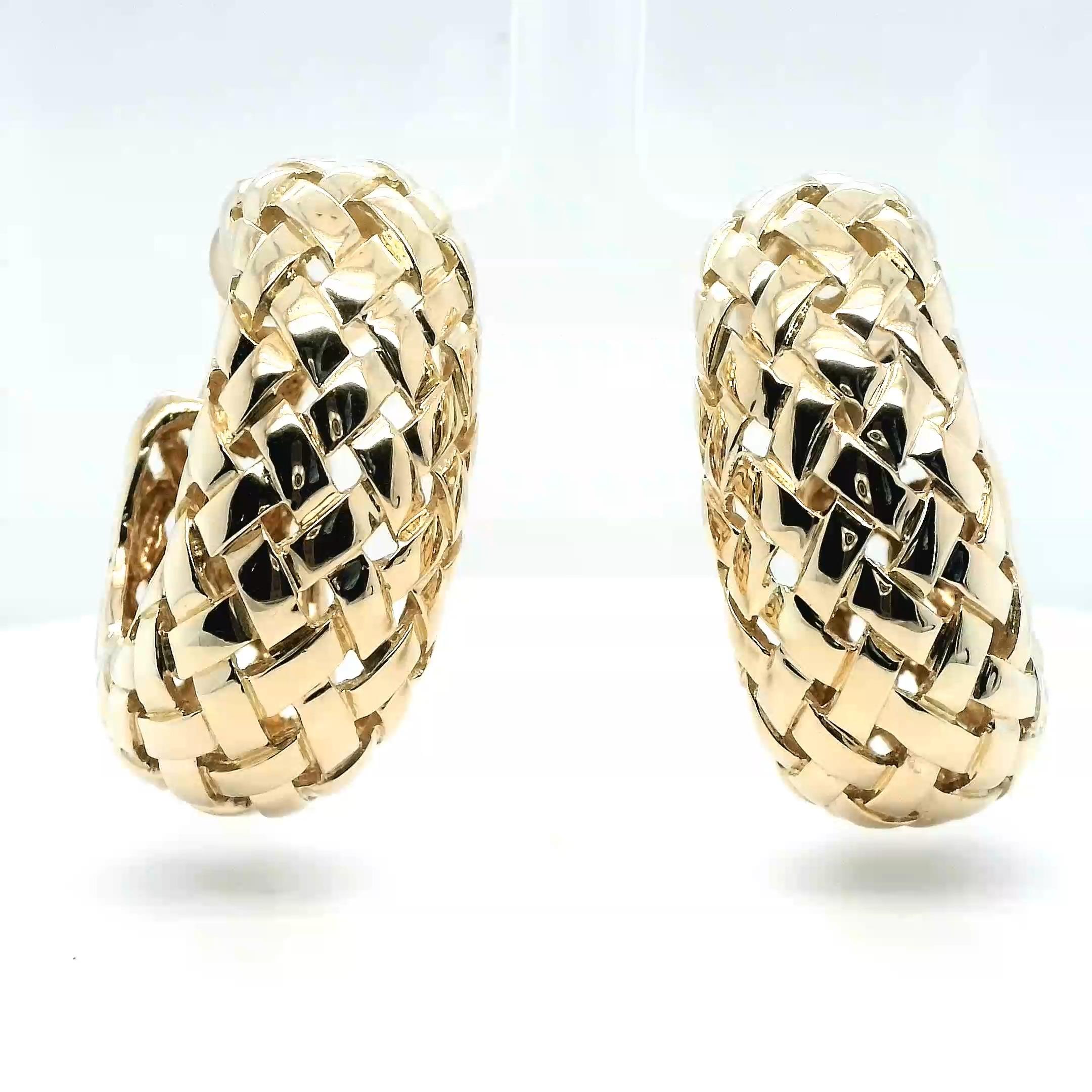 Contemporary Very rare Van Cleef & Arpel’s Earrings circa 1980-90 For Sale