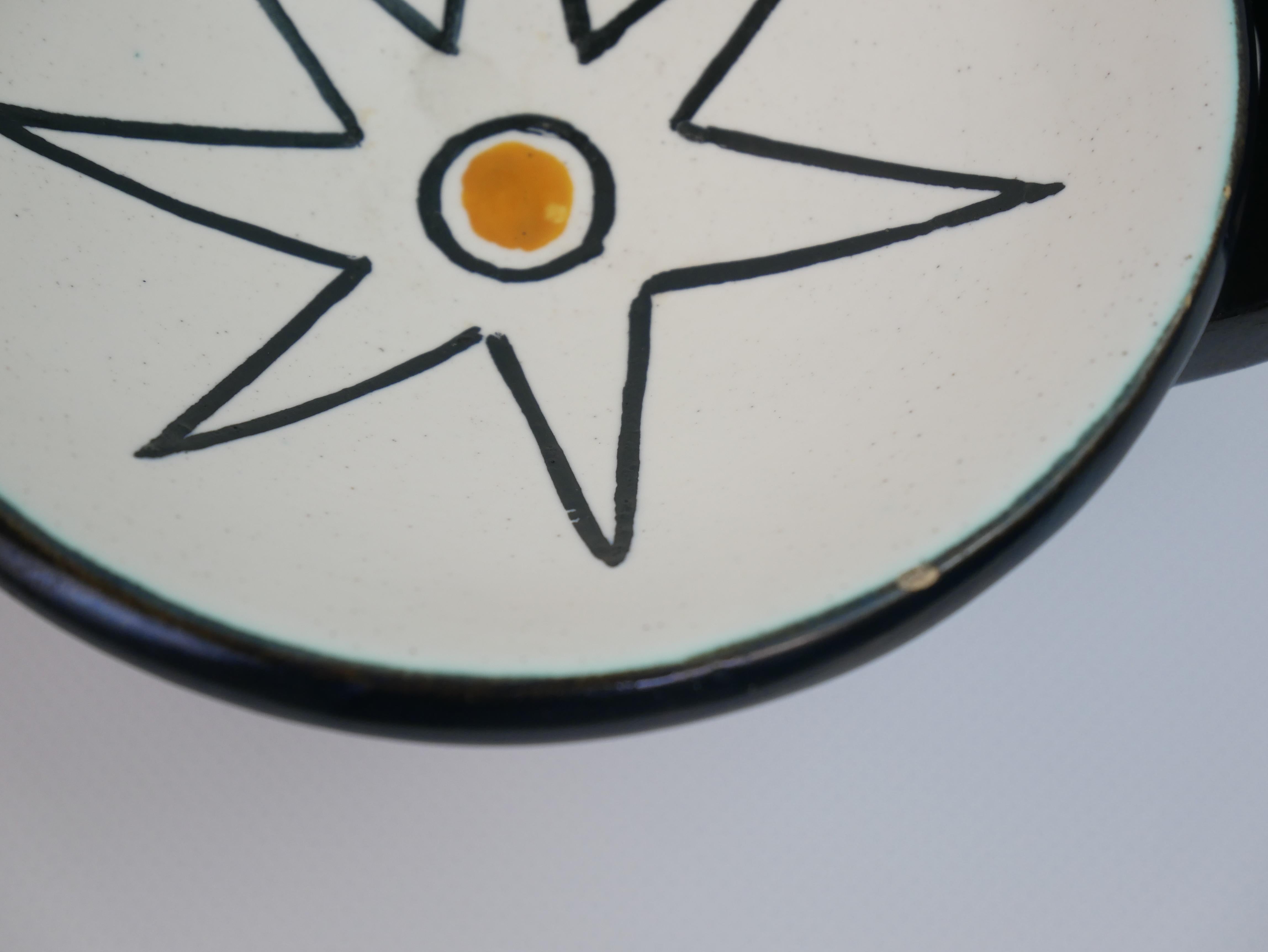 Very rare vide-poche attributed to Robert Picault Vallauris circa 1950 For Sale 7