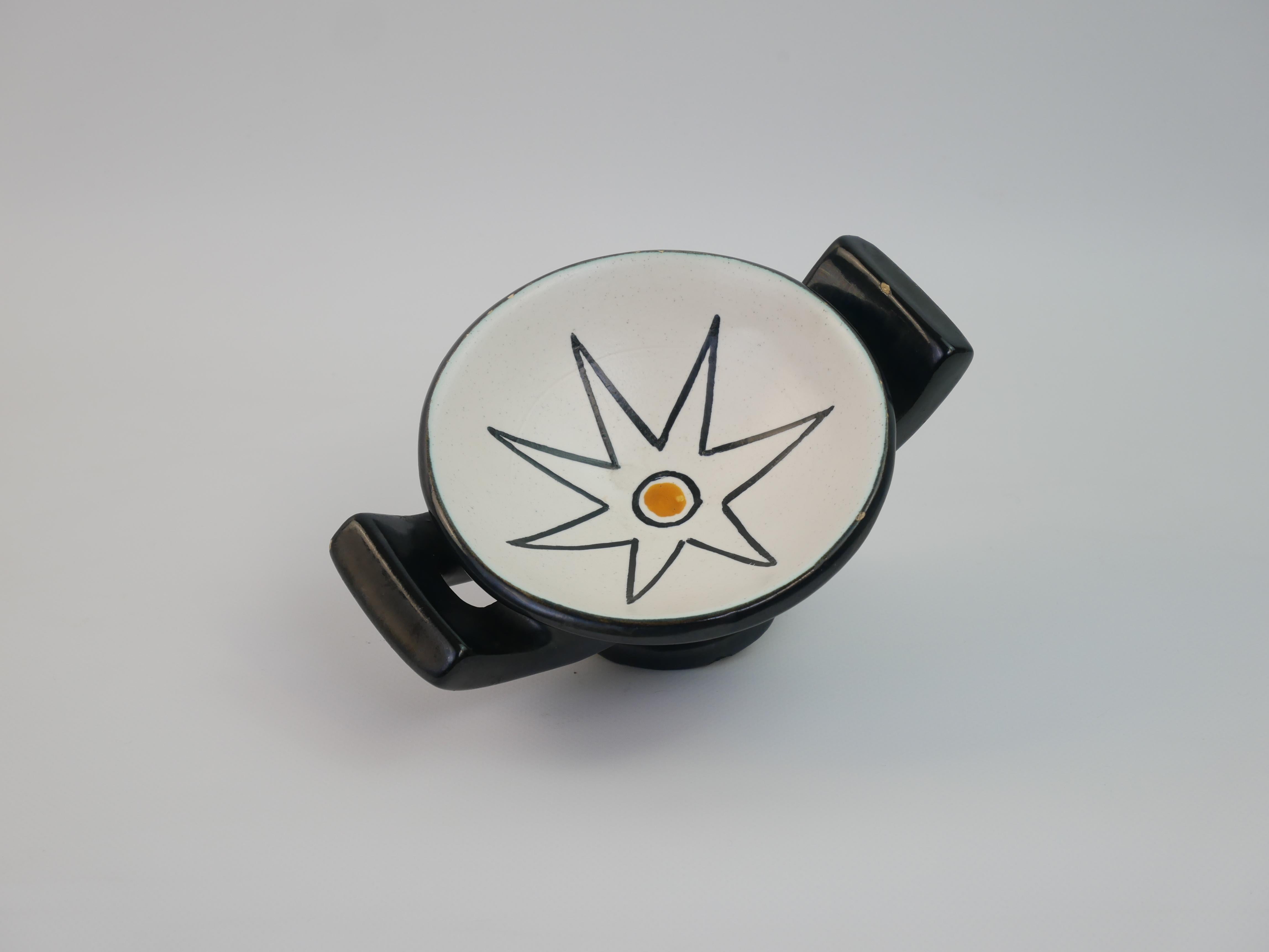Very rare vide-poche attributed to Robert Picault Vallauris circa 1950 For Sale 3