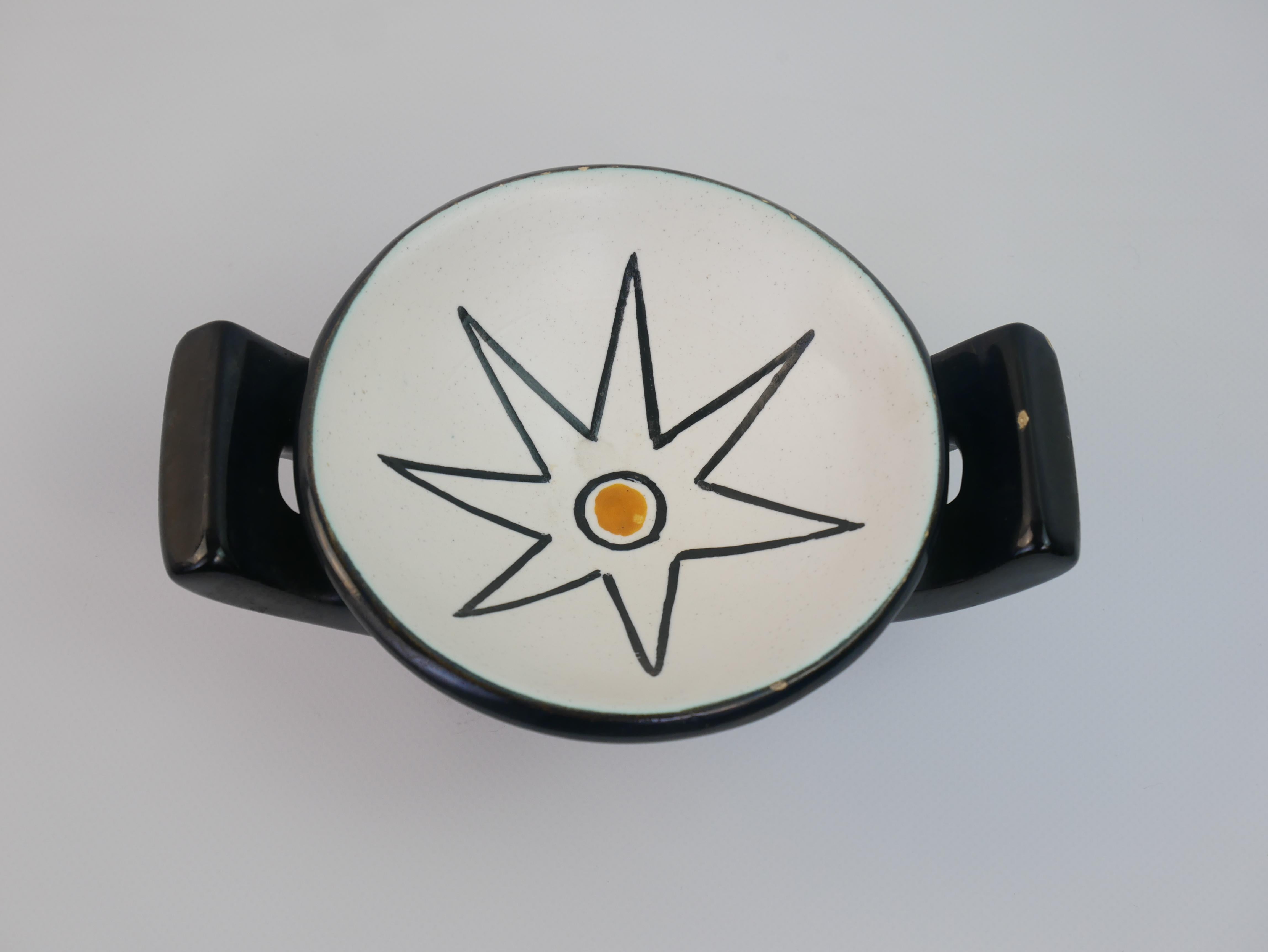 Very rare vide-poche attributed to Robert Picault Vallauris circa 1950 For Sale 4