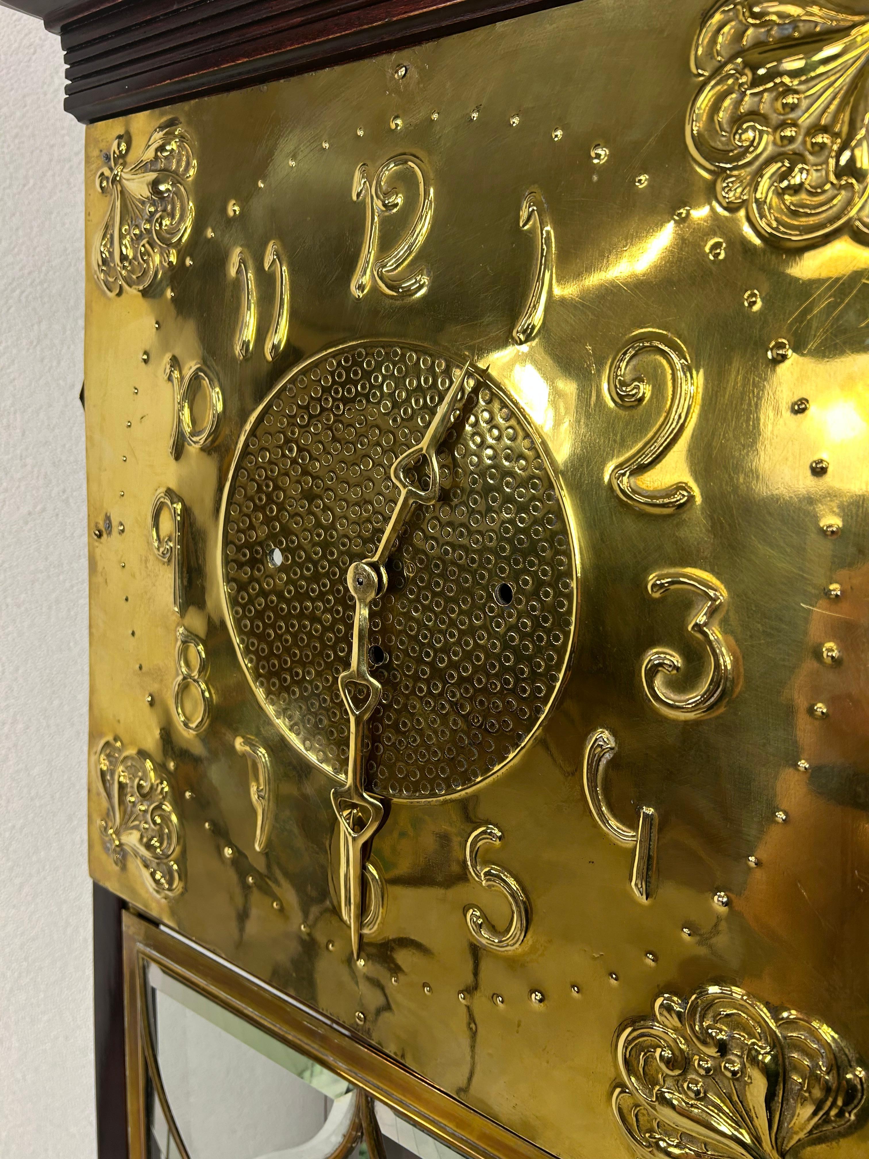 Very rare vienna secession floor clock For Sale 4