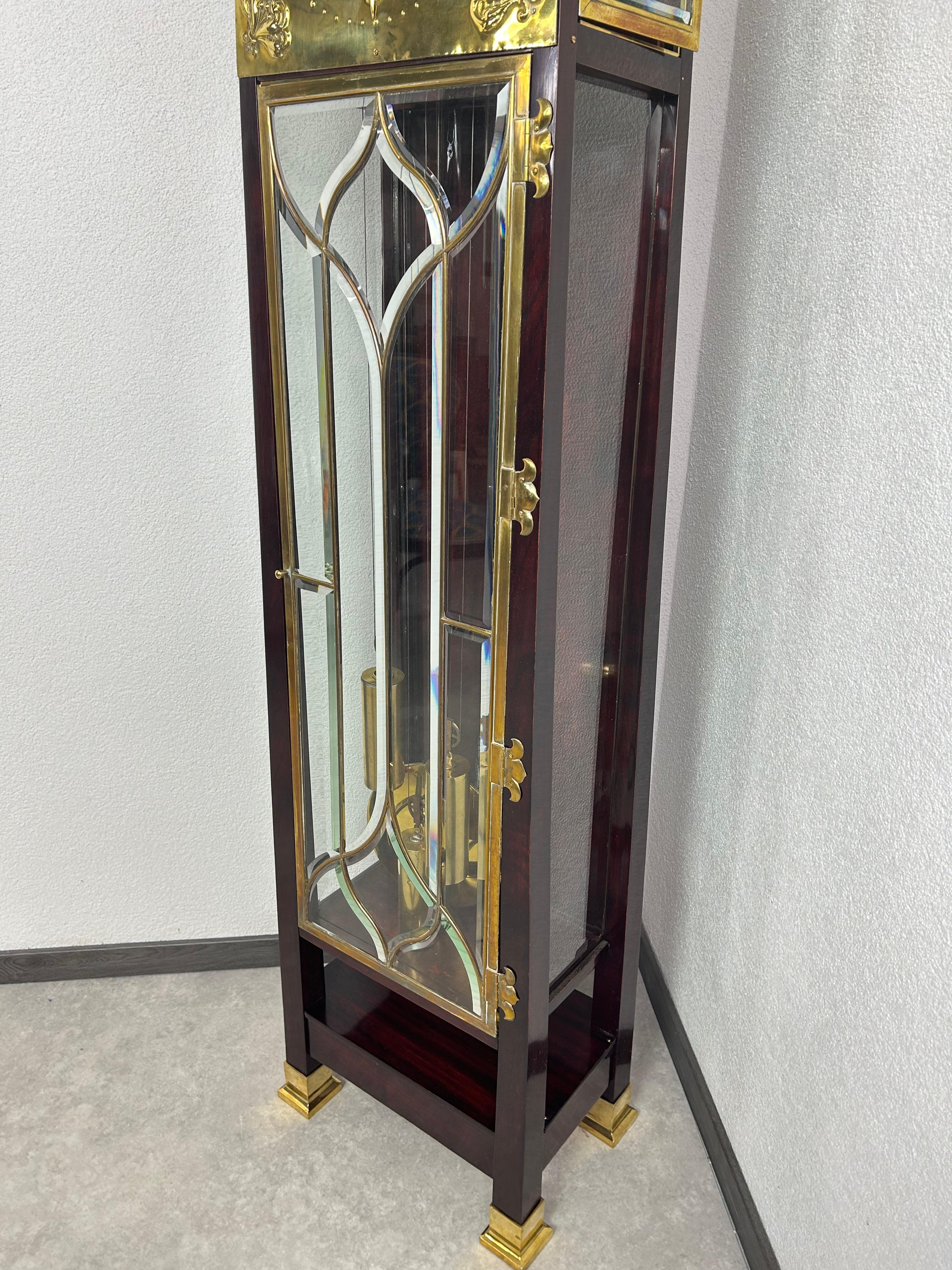 Austrian Very rare vienna secession floor clock For Sale
