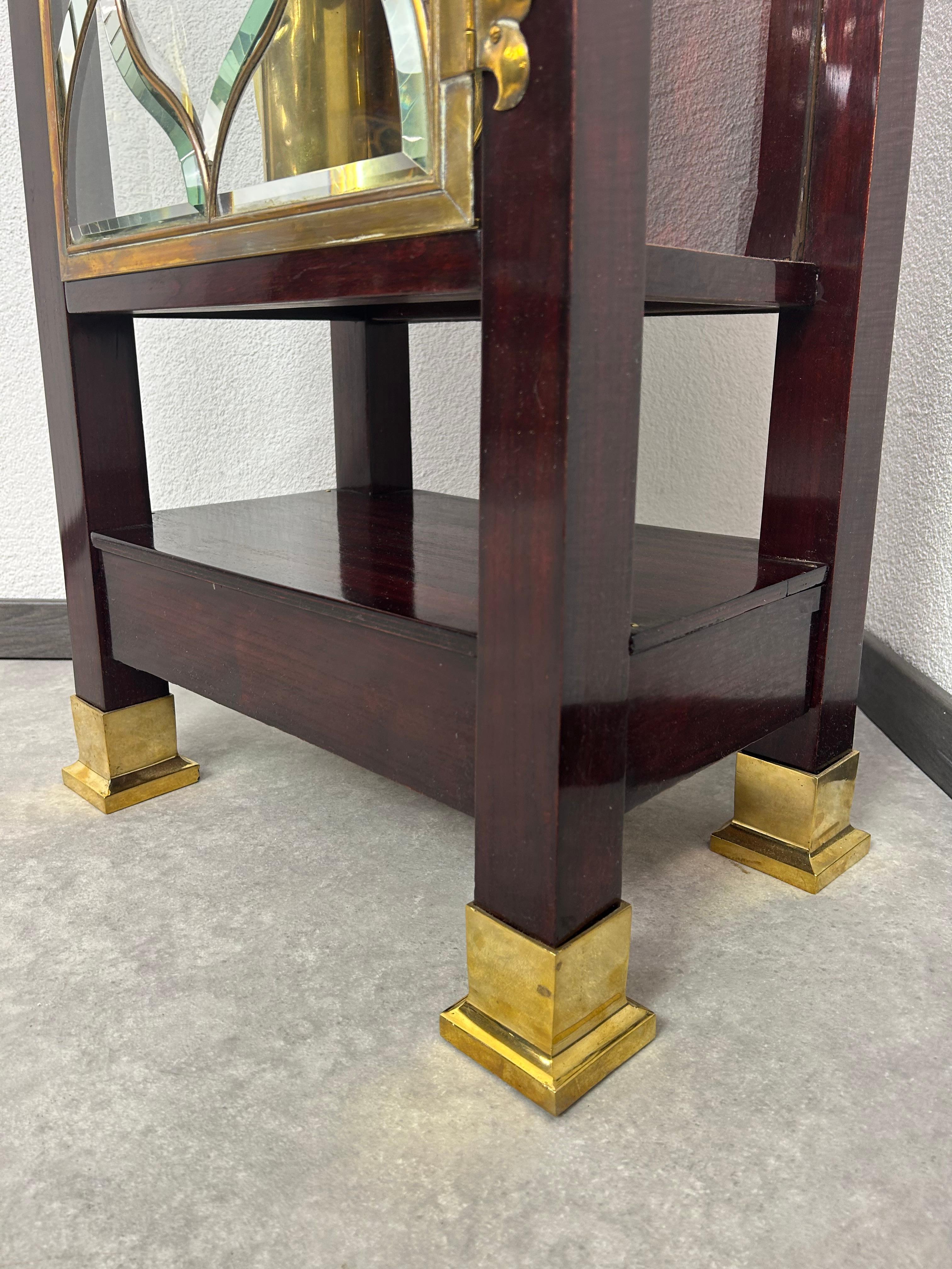 Very rare vienna secession floor clock In Excellent Condition For Sale In Banská Štiavnica, SK