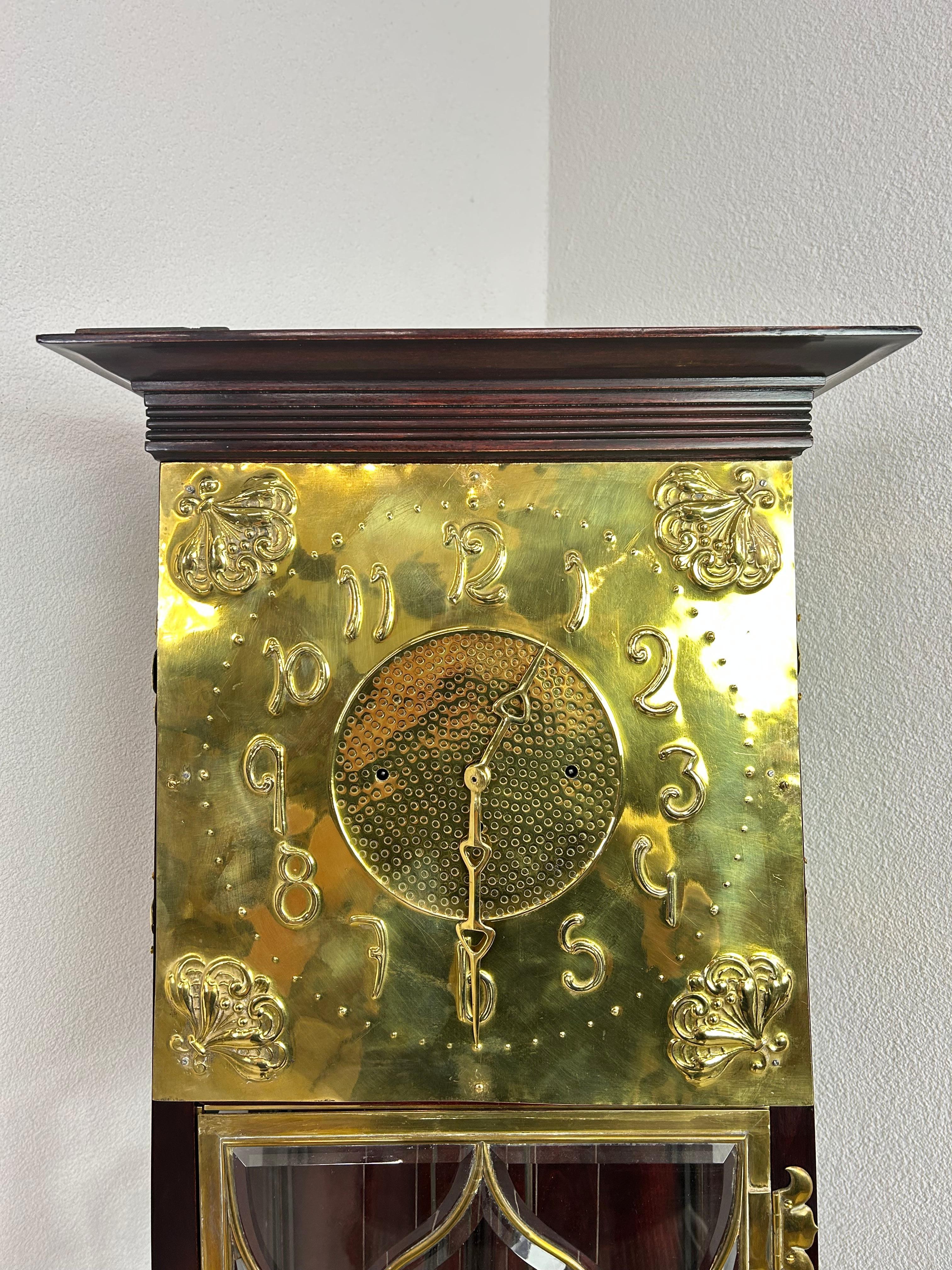Very rare vienna secession floor clock For Sale 1