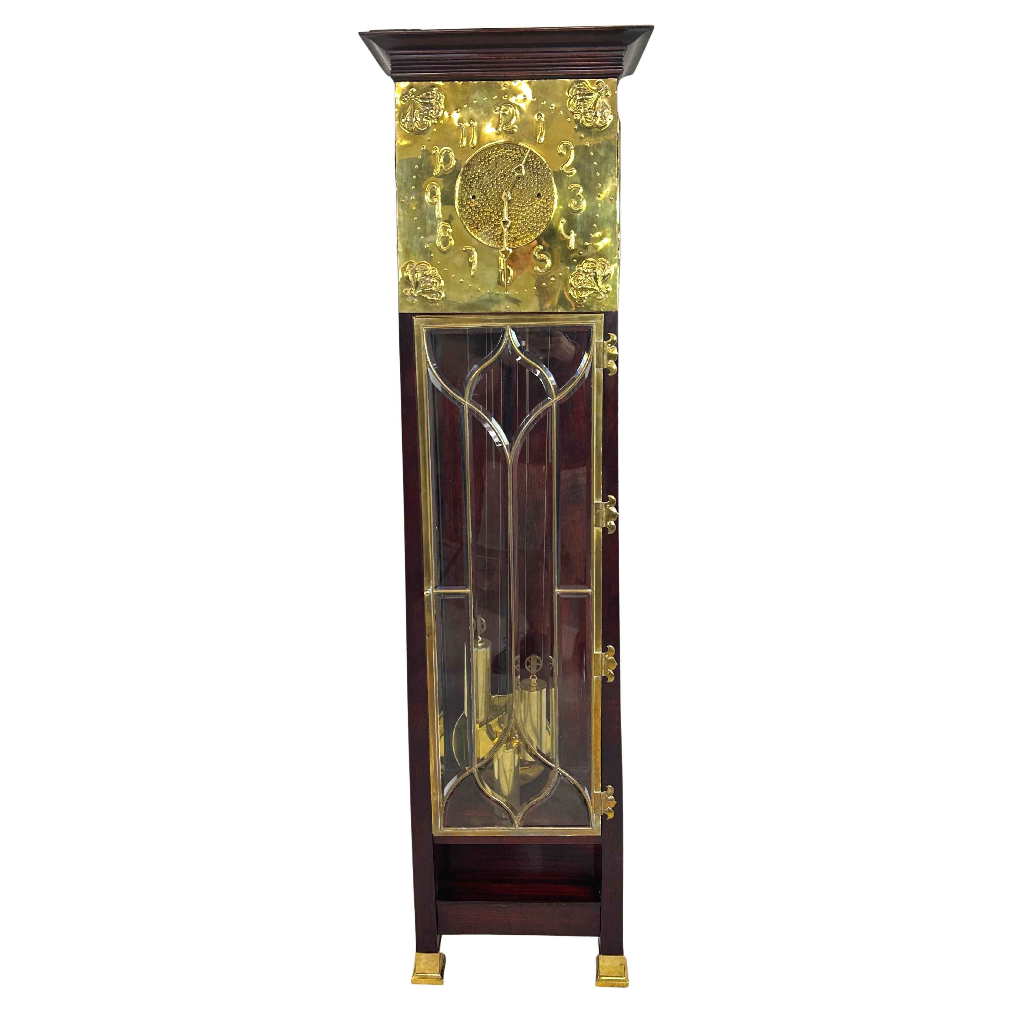 Very rare vienna secession floor clock For Sale