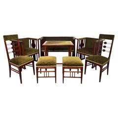 Grupo de asientos de secesión de Viena muy raro