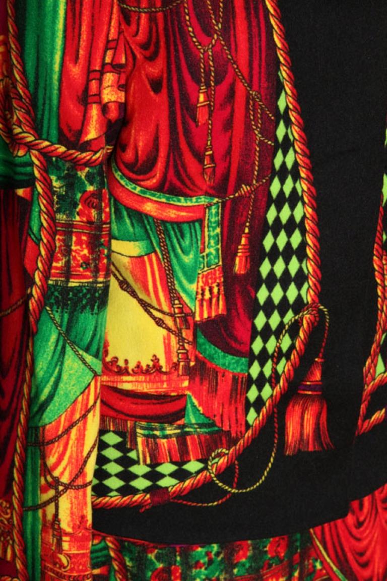 Very Rare Vintage Gianni Versace Couture Theater Print Suits For Sale 3