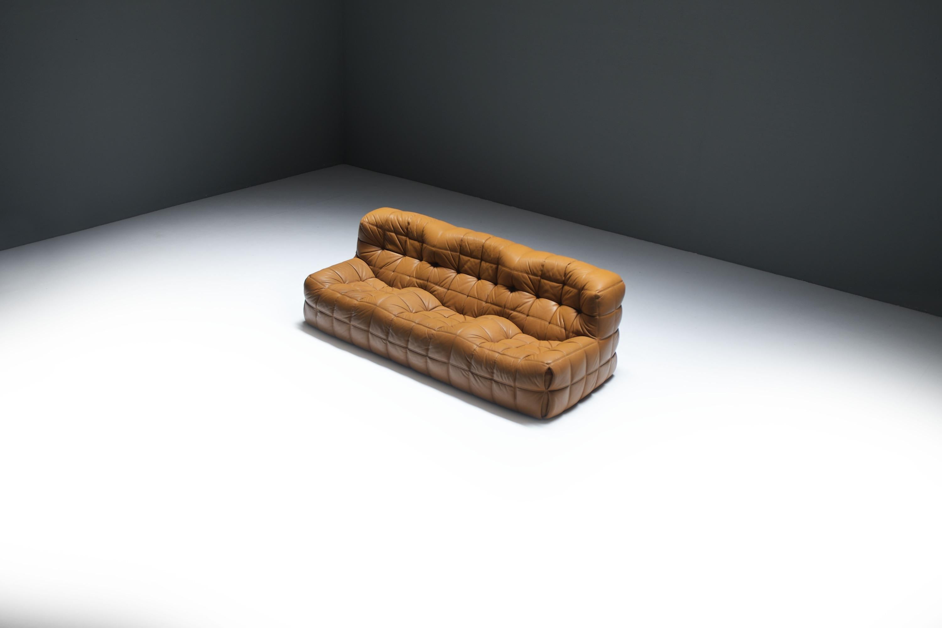 20ième siècle Très rare canapé Kashima 1988 de Michel Ducaroy pour Ligne Roset. en vente