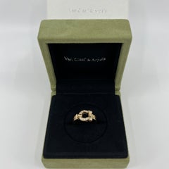Van Cleef & Arpels Bague à boucle vintage très rare en or jaune 18 carats avec rubis et diamants