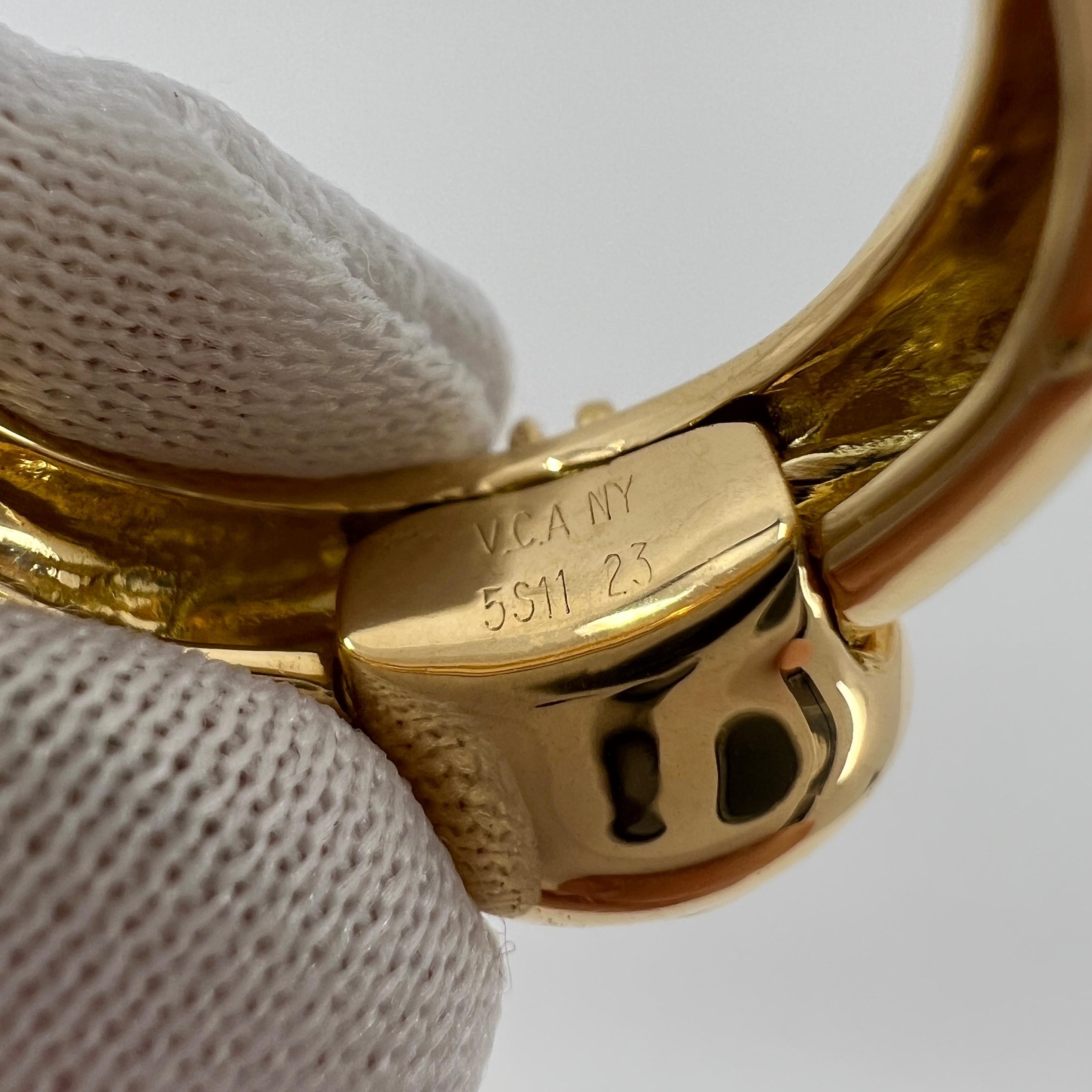 Sehr seltener Vintage Van Cleef & Arpels 18k Gelbgold Teddybär-Ring und Anhänger 2