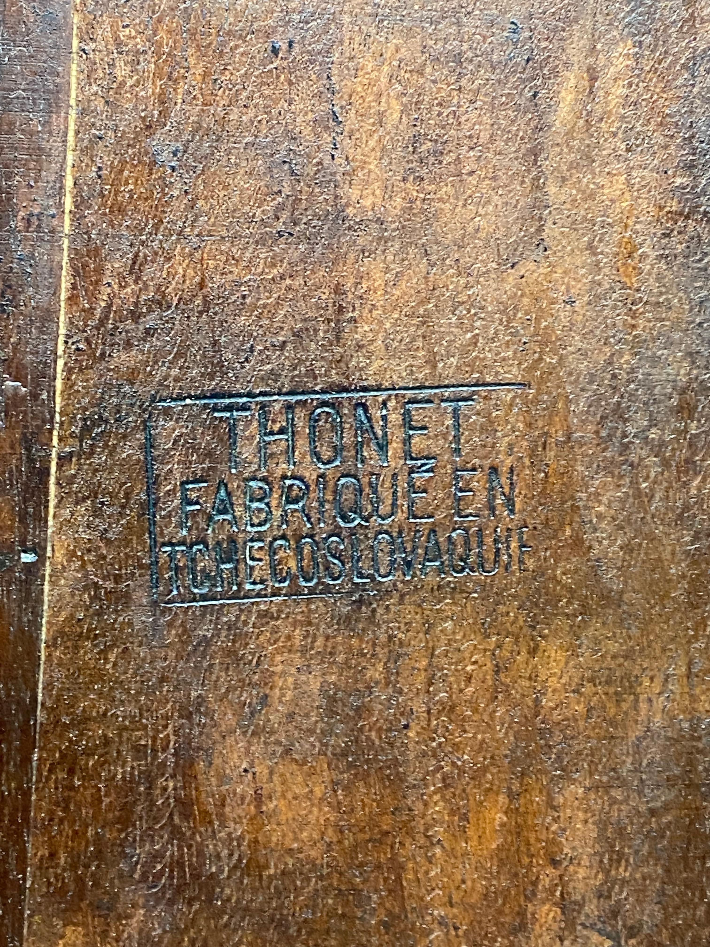Très rare meuble de bar art déco en noyer par Thonet en vente 5
