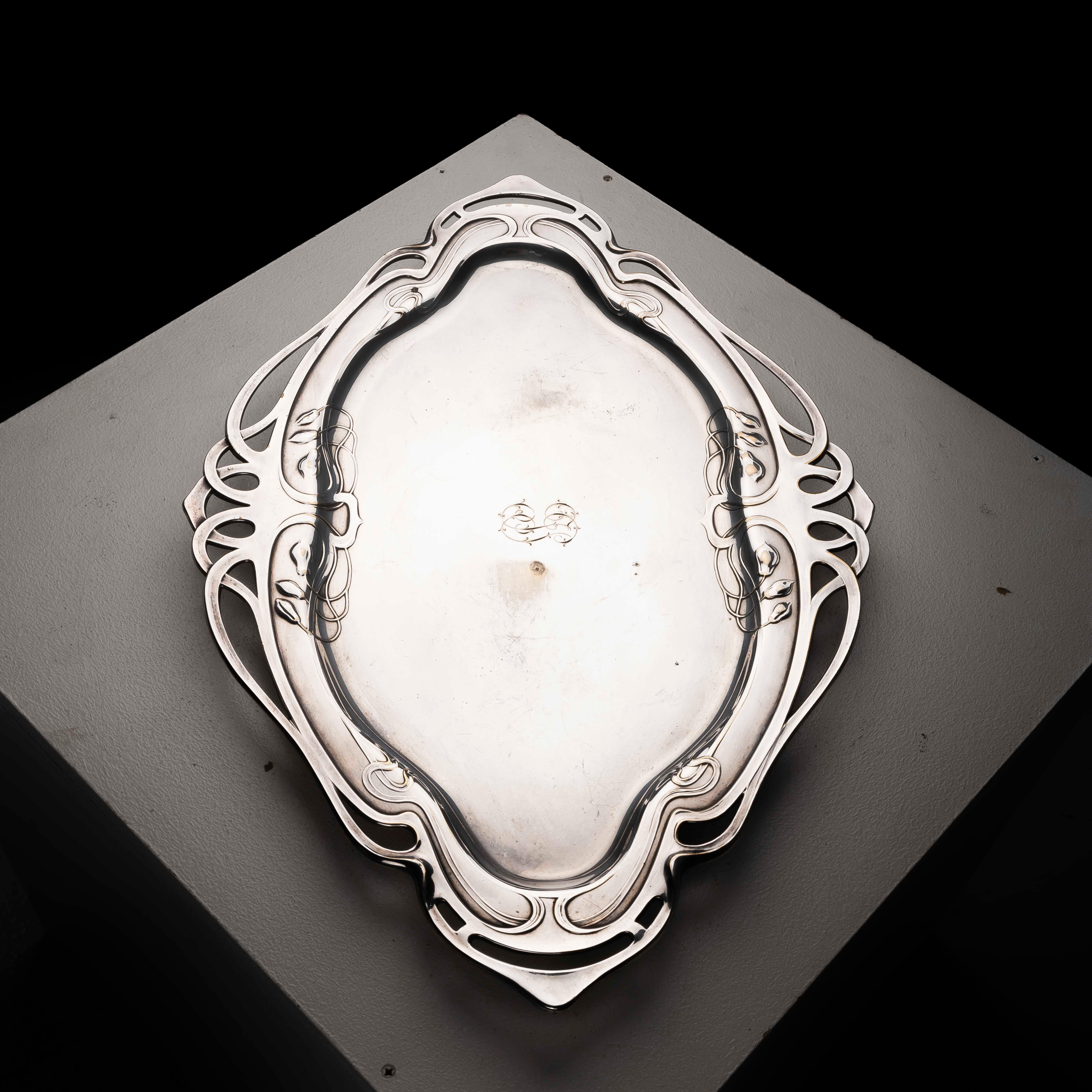 Silvered Very Rare W.M.F. silverplate wine service