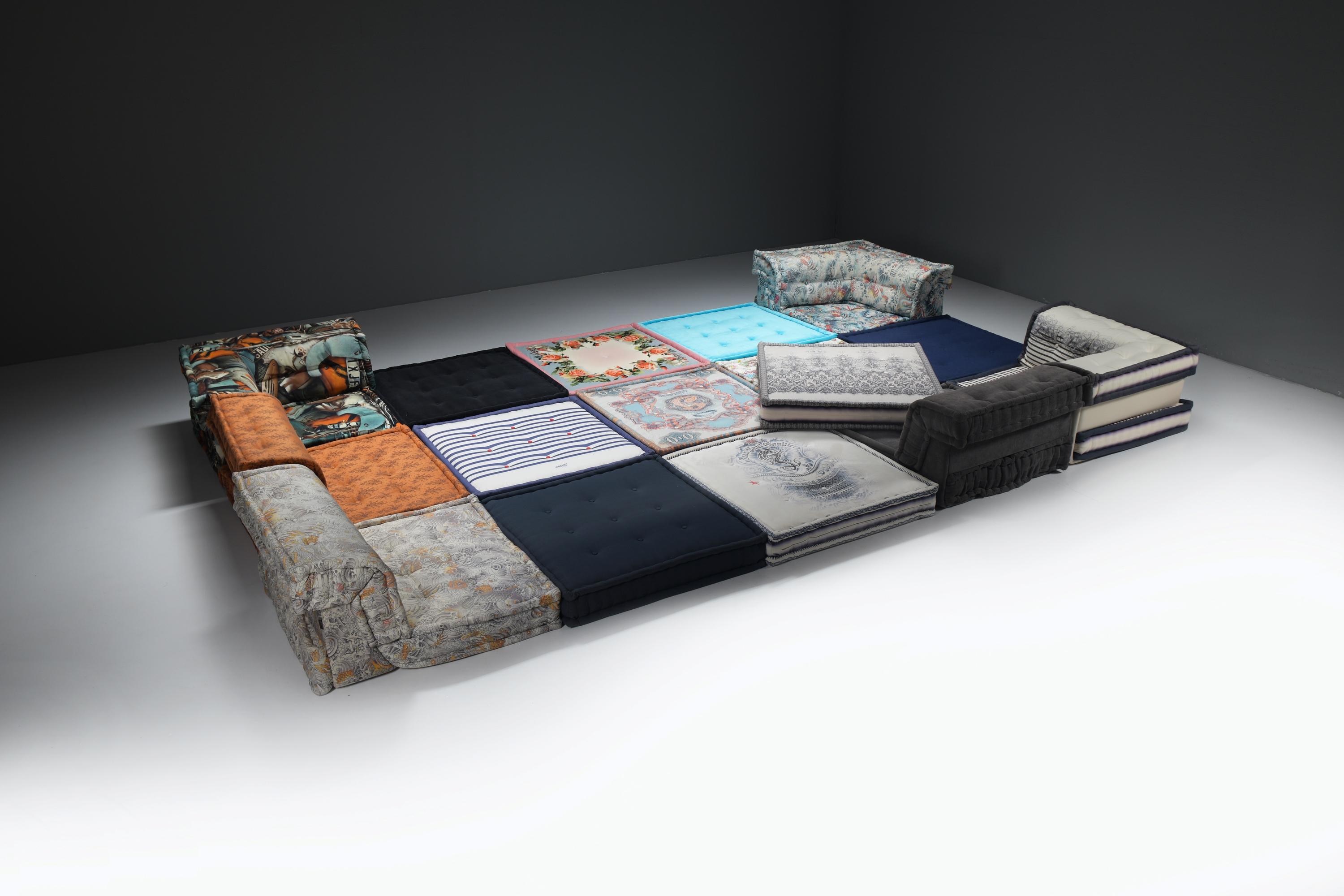 20th Century Very rare XL Mah Jong ‘Jean Paul Gaultier' - Hans Hopfer - Roche Bobois France For Sale