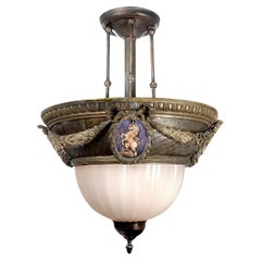 Vintage Very Royal Bronze Unicorn Lamp