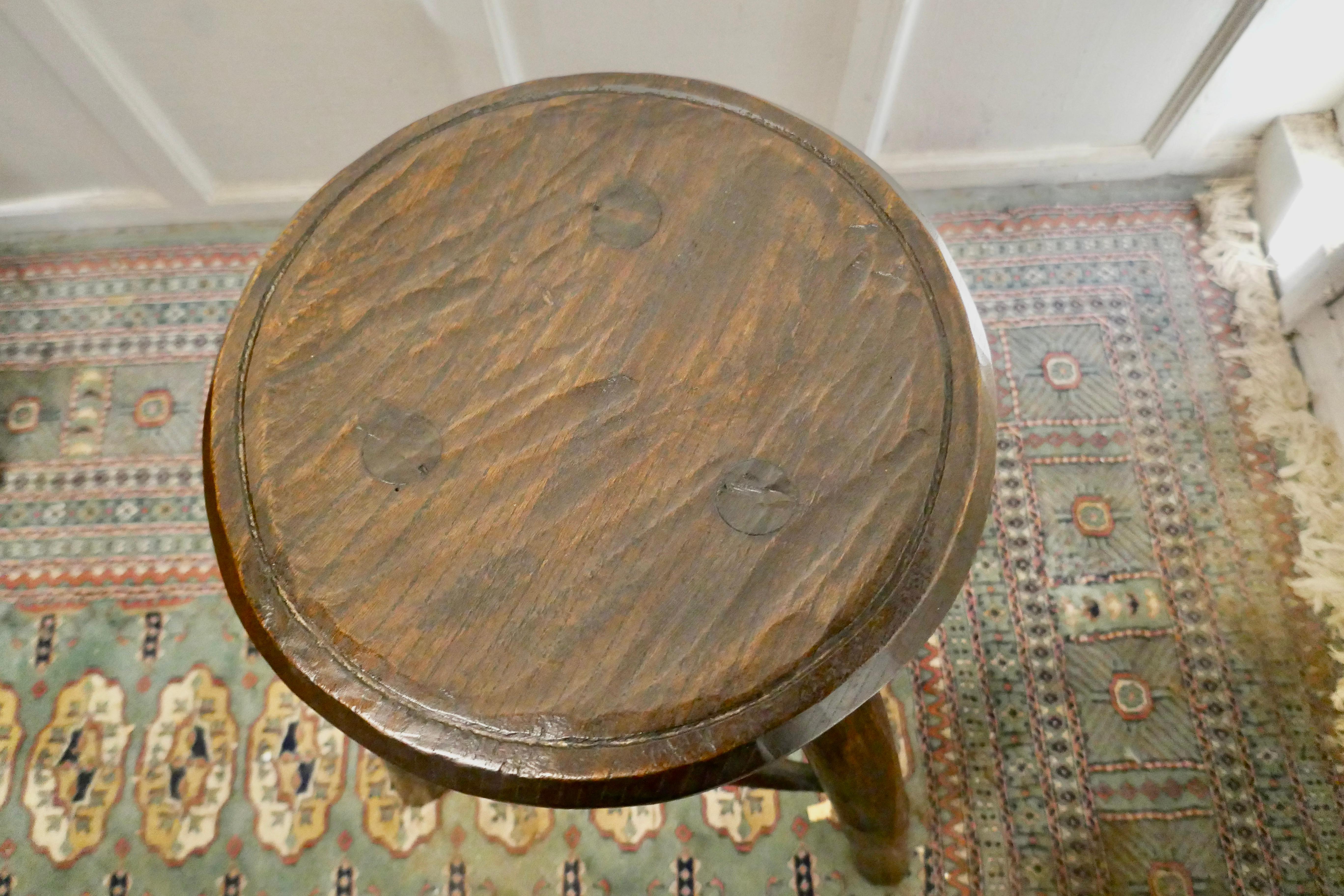 Very Rustic 19th Century French High Stool In Good Condition In Chillerton, Isle of Wight