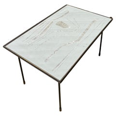 Très rare table basse de Mathieu Matégot
